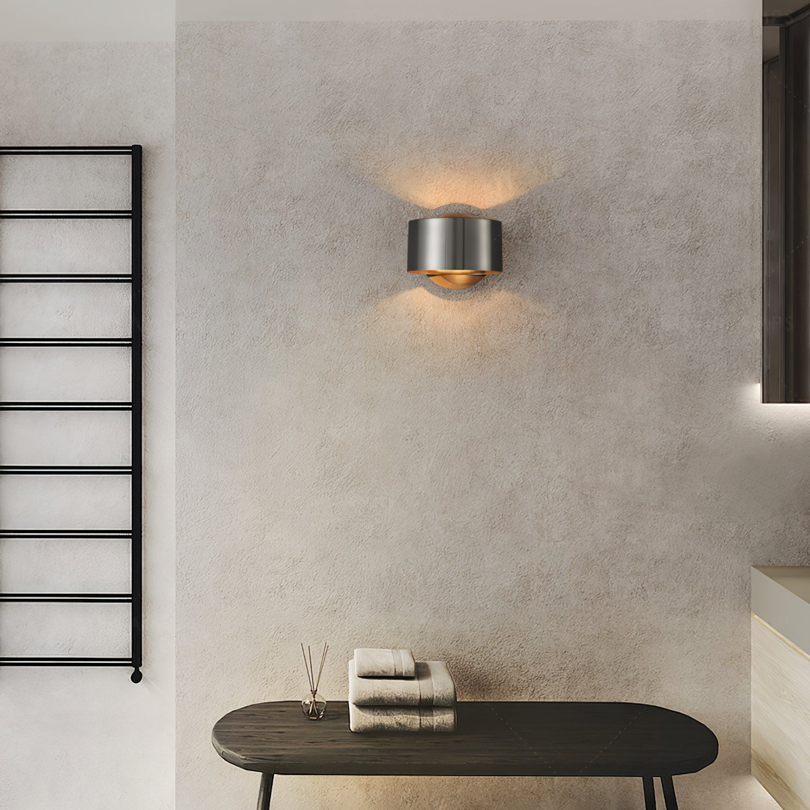 Brass Drum Wall Lamp - Lumpaz