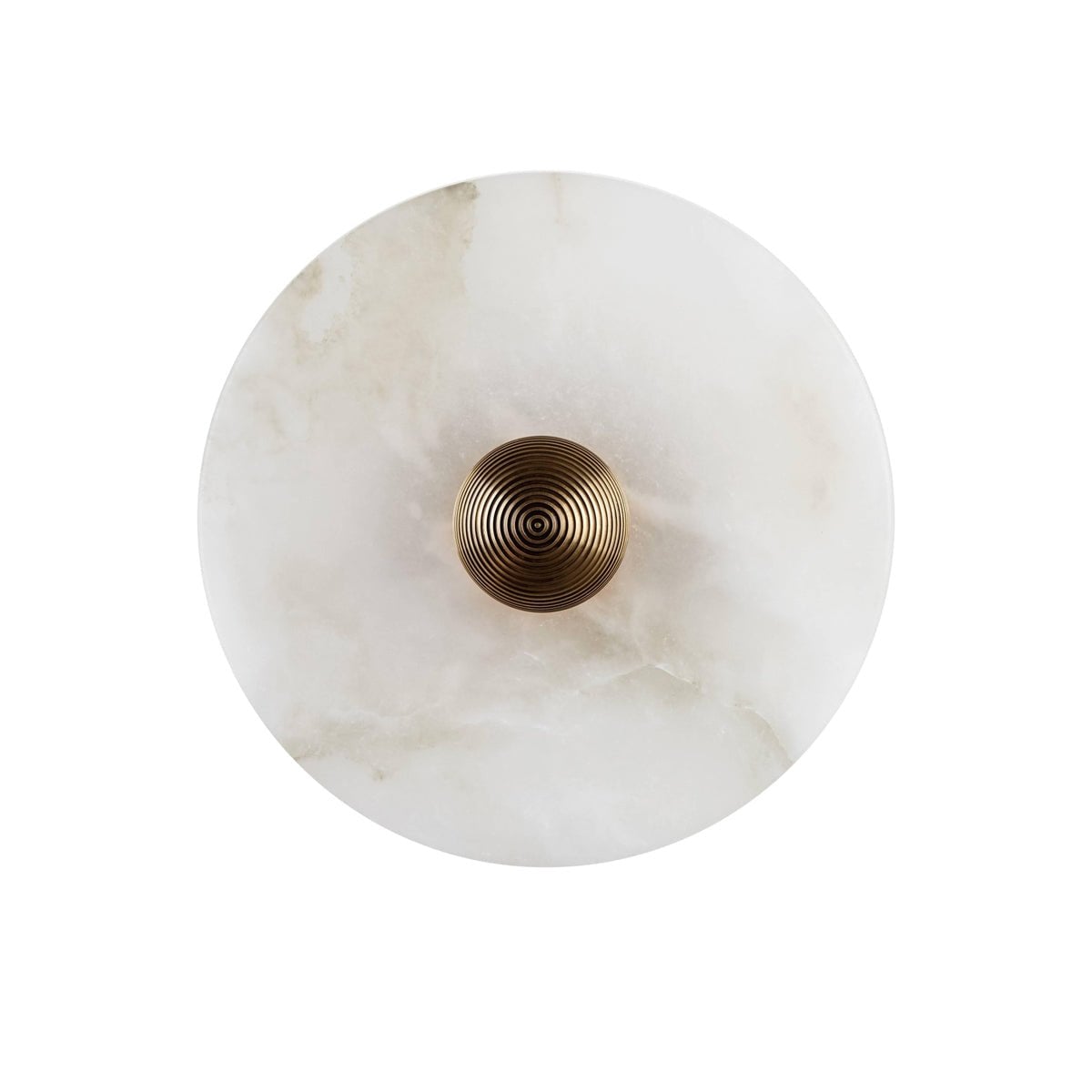 Round Alabaster Wall Lamp - Lumpaz