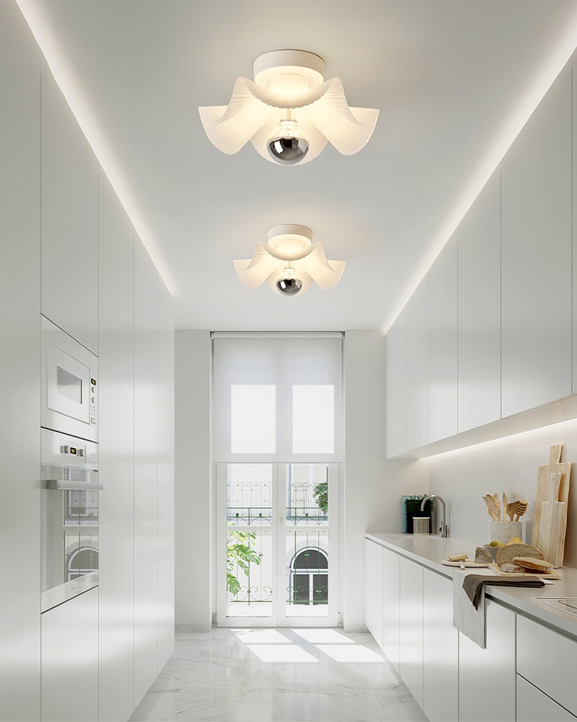 Pleated Ceiling Lamp - Lumpaz