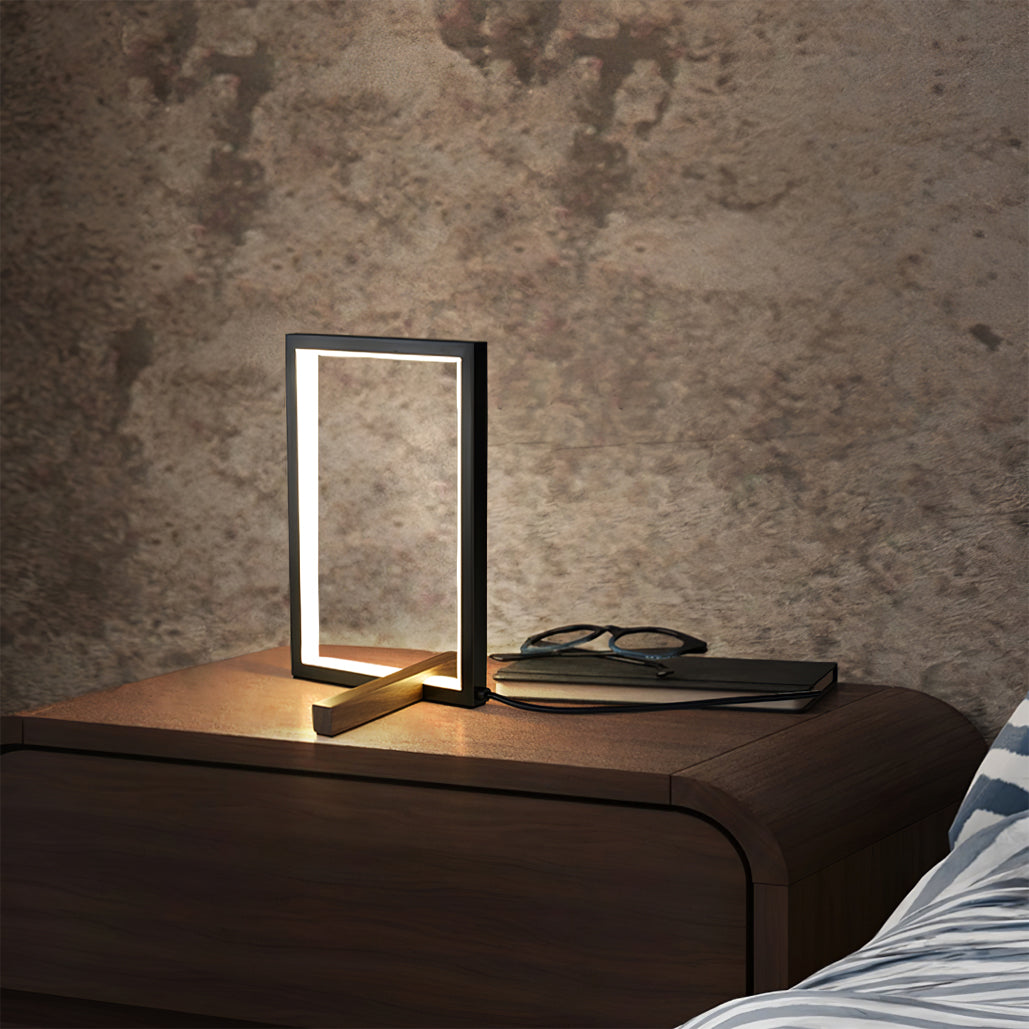 Mire Wood Table Lamp - Lumpaz