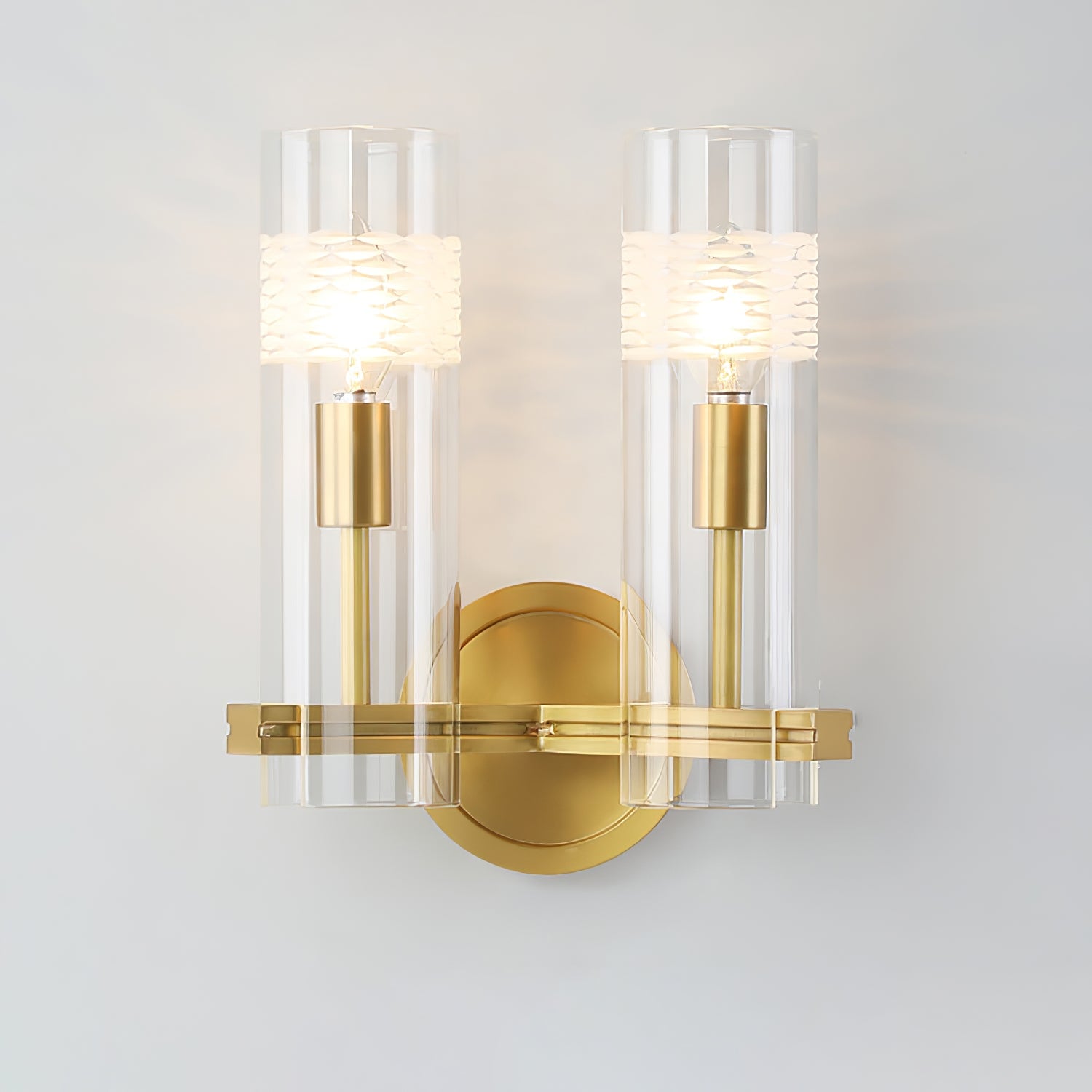 Glass Candlestick Wall Lamp - Lumpaz
