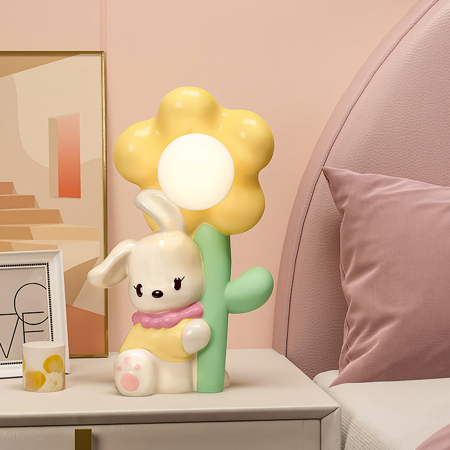 Bunny Flower Table Lamp - Lumpaz