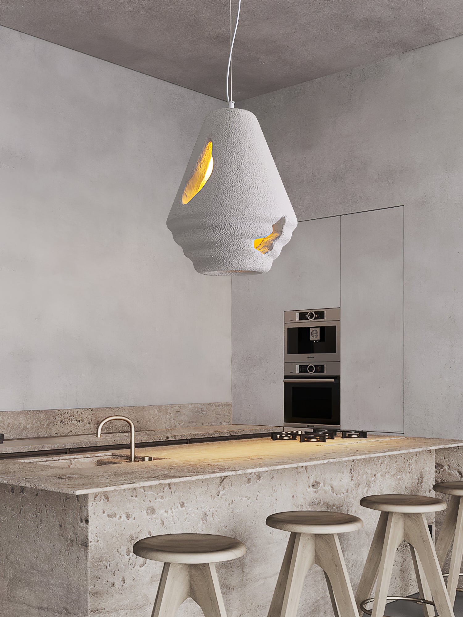 Wabi Sabi Resin Pendant Lamp - Lumpaz