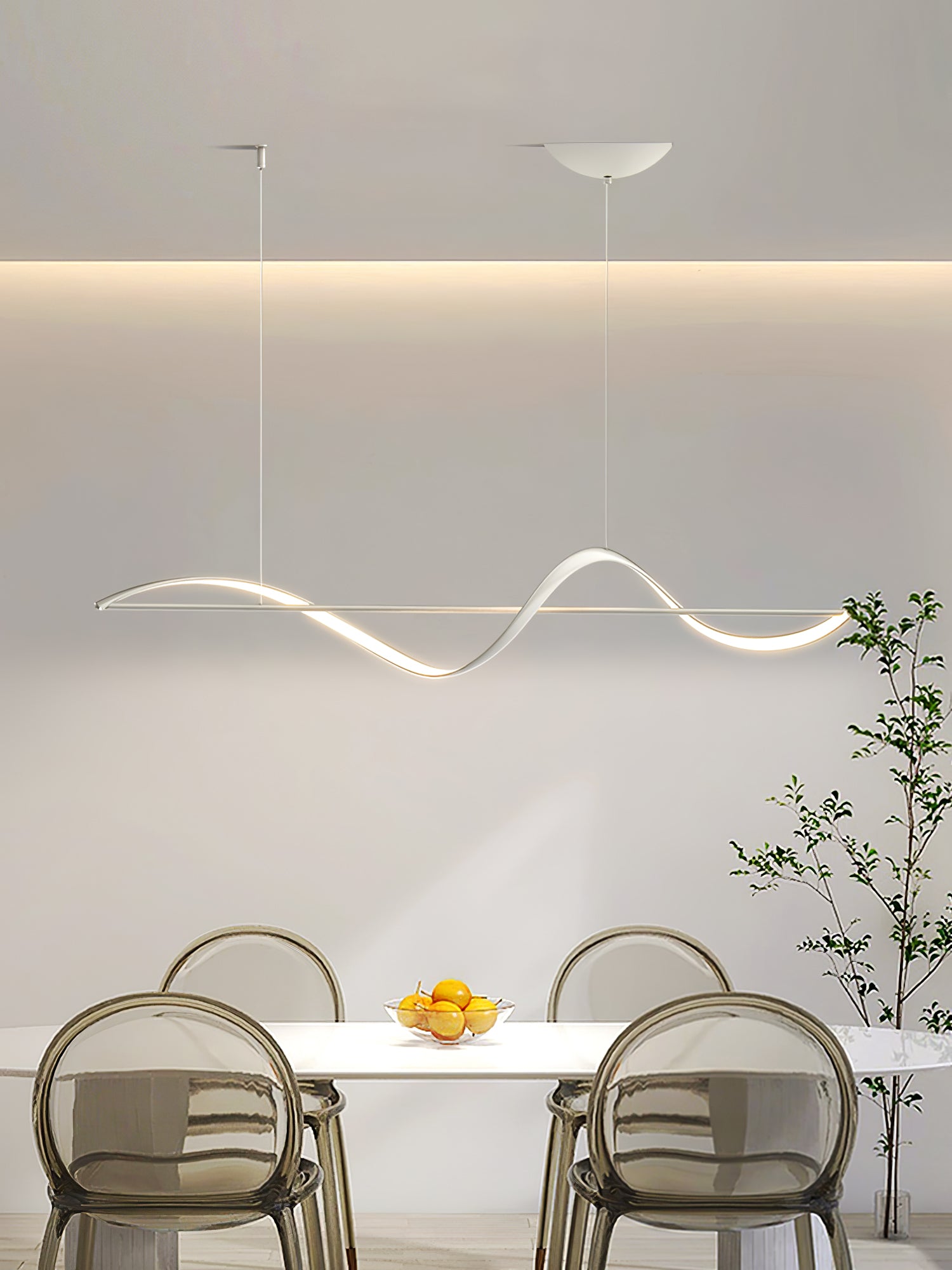 Whisper Linear Island Chandelier - Lumpaz