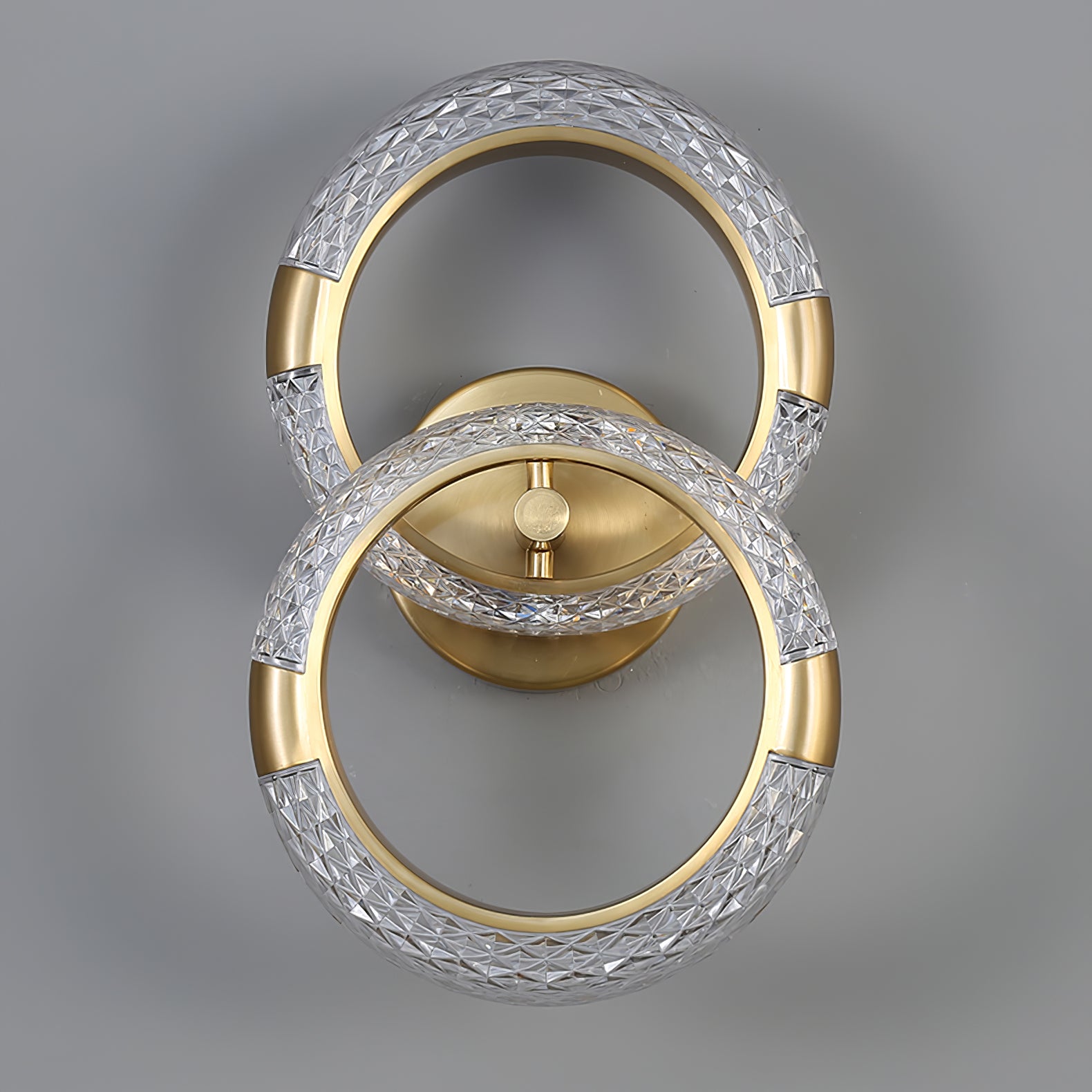 Crystal LED Round Wall Lamp - Lumpaz