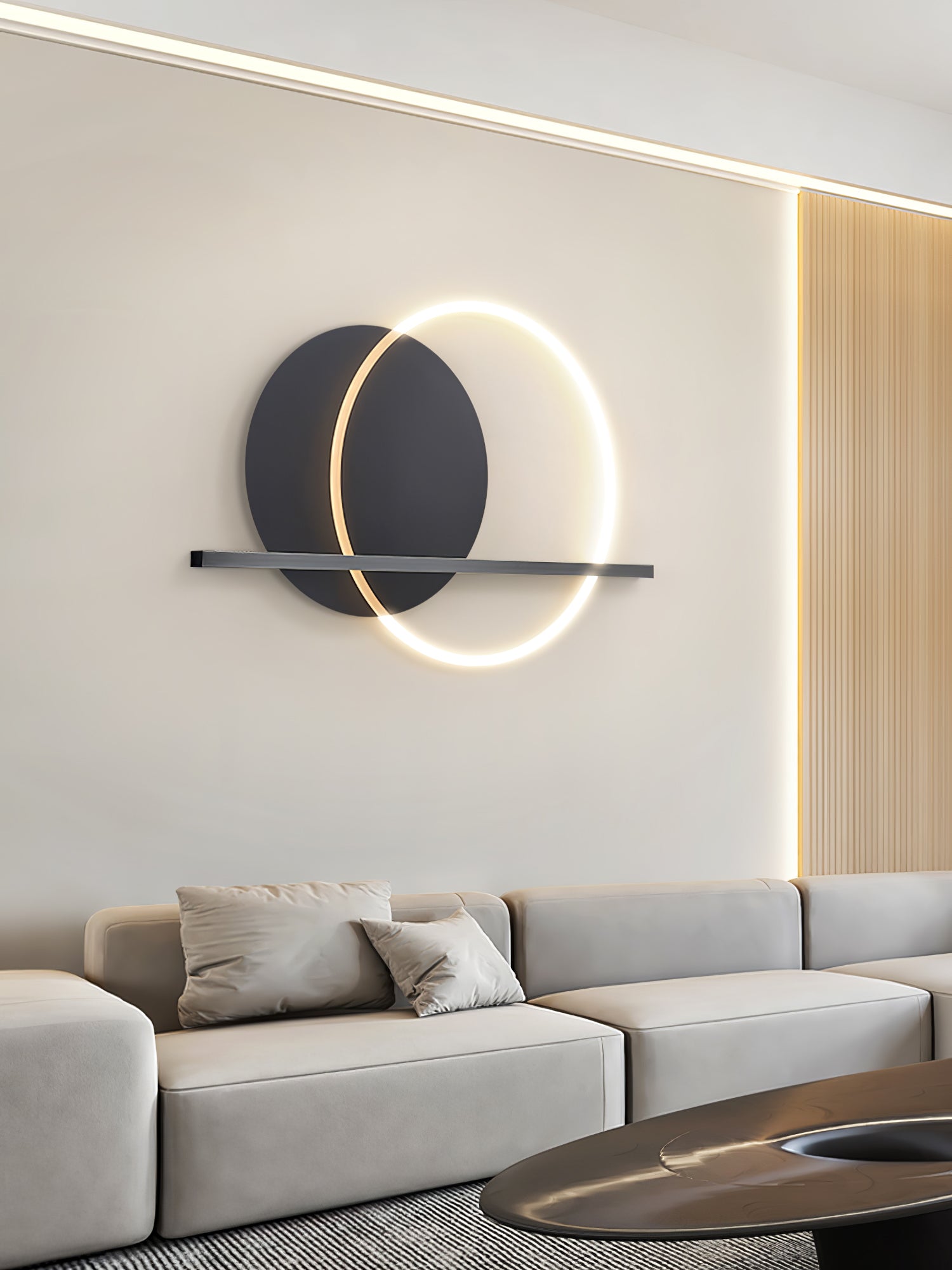Round Cut Wall Lamp - Lumpaz