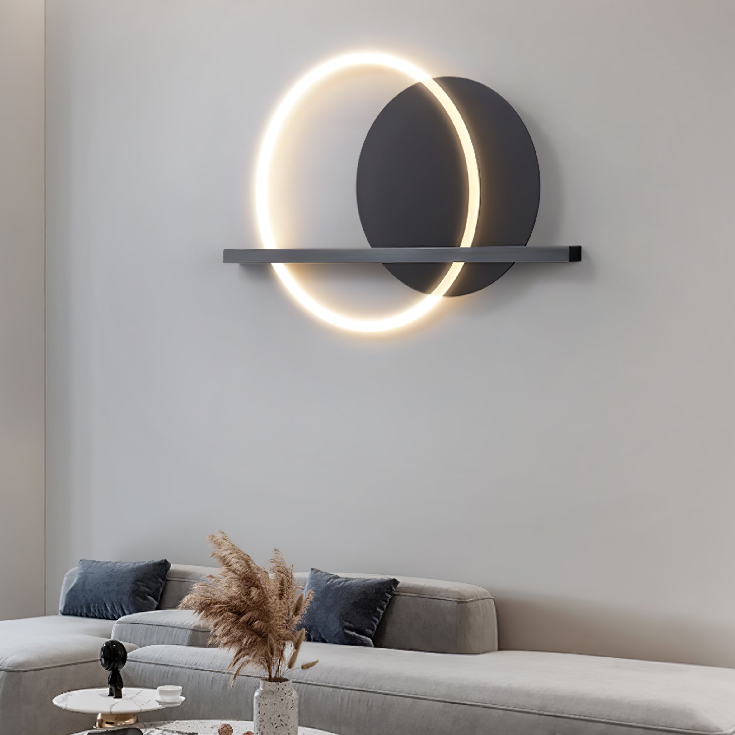Round Cut Wall Lamp - Lumpaz