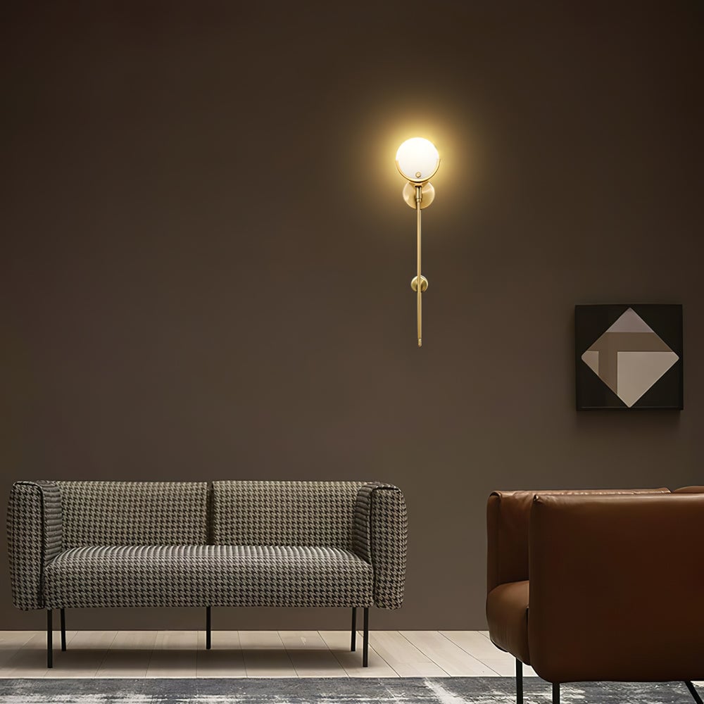 Ava Brass Wall Lamp - Lumpaz