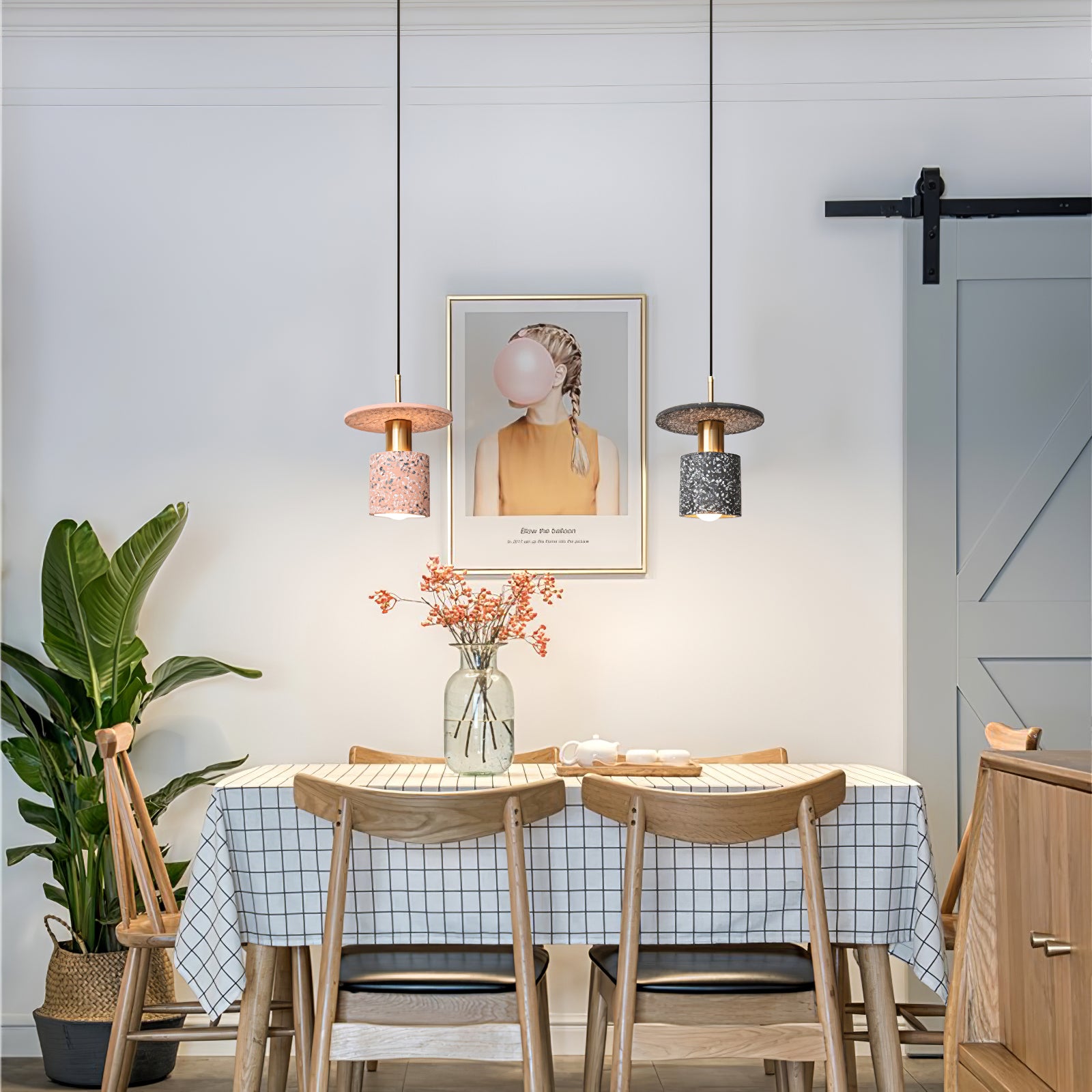 Terrazzo Drop Pendant Lamp - Lumpaz