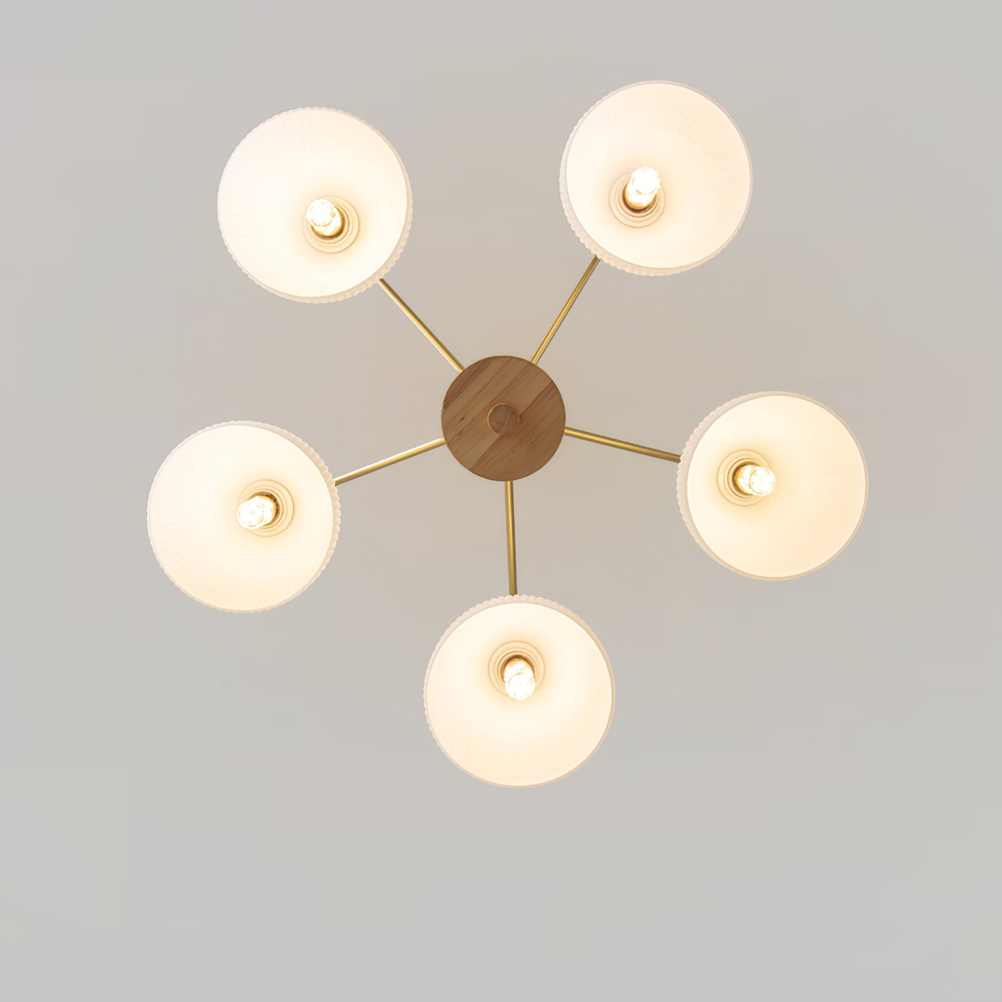 Ribbed Chandelier - Lumpaz