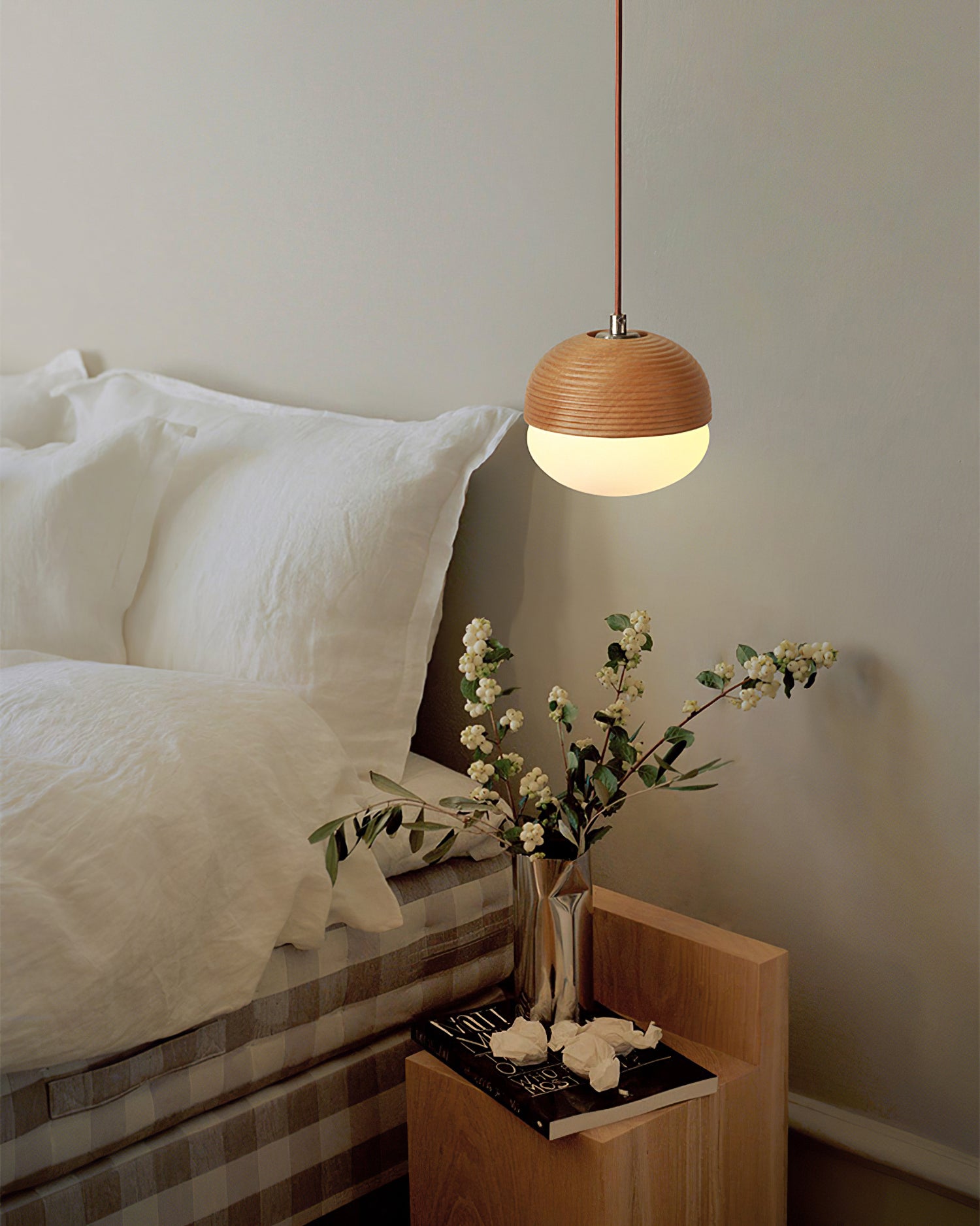 Wood Nut Pendant Lamp - Lumpaz