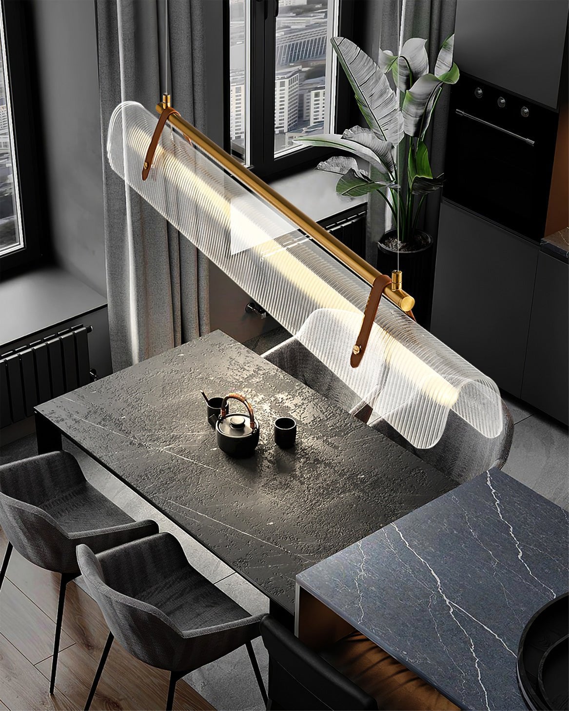 Nami Linear Chandelier - Lumpaz