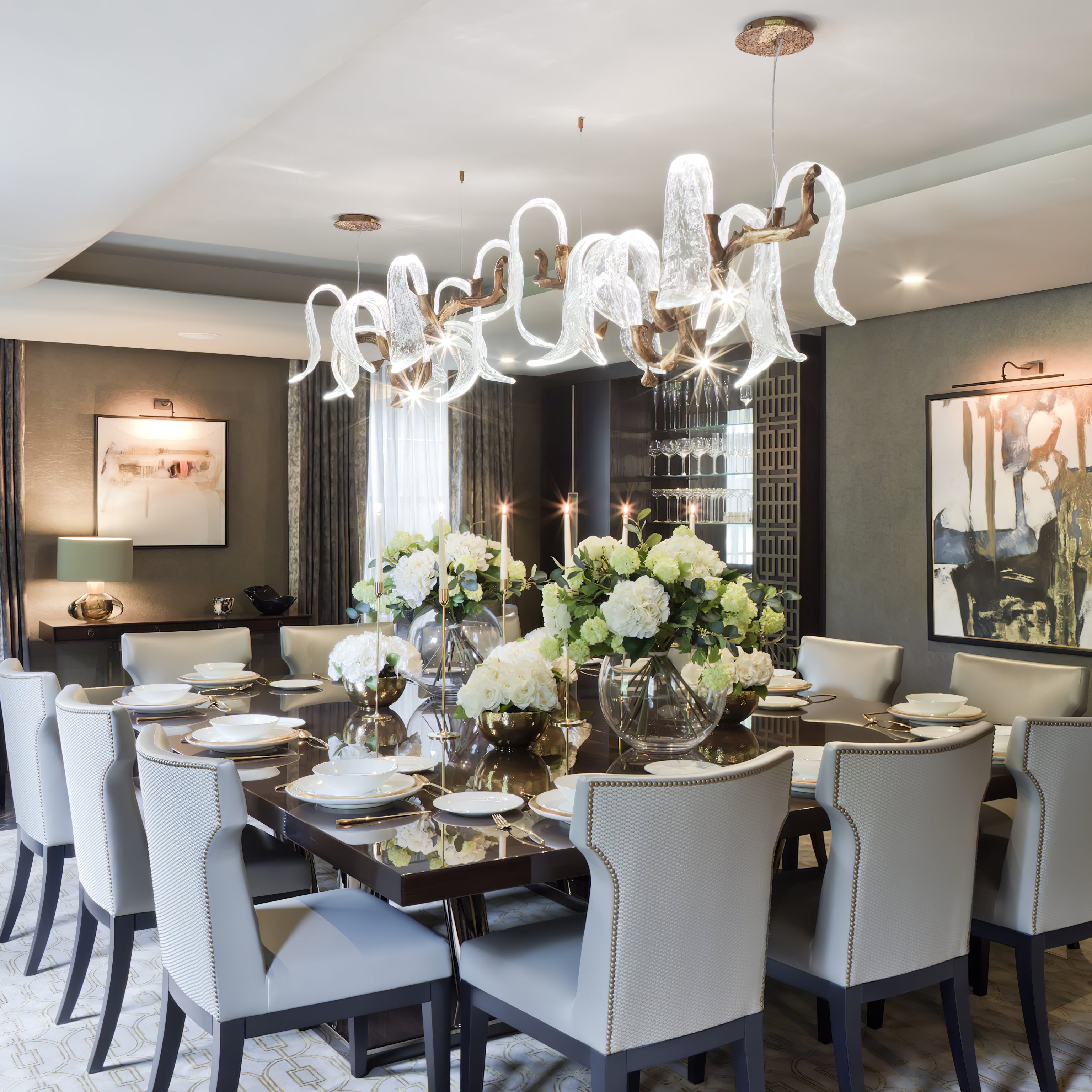 Icarus Wings Horizontal Chandelier - Lumpaz