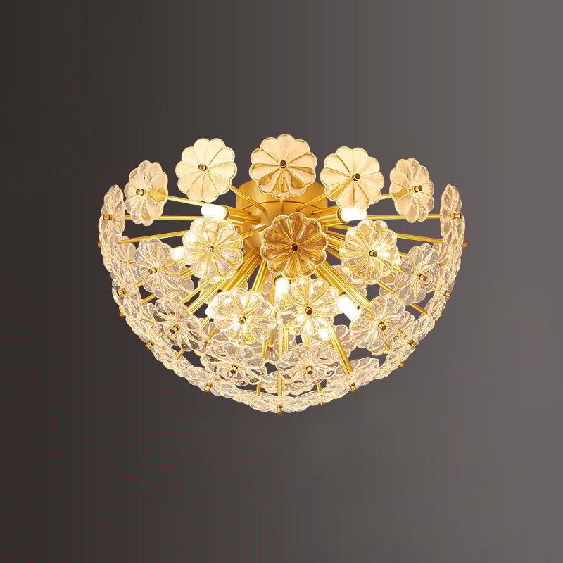 Lamina Crystal Ceiling Light - Lumpaz