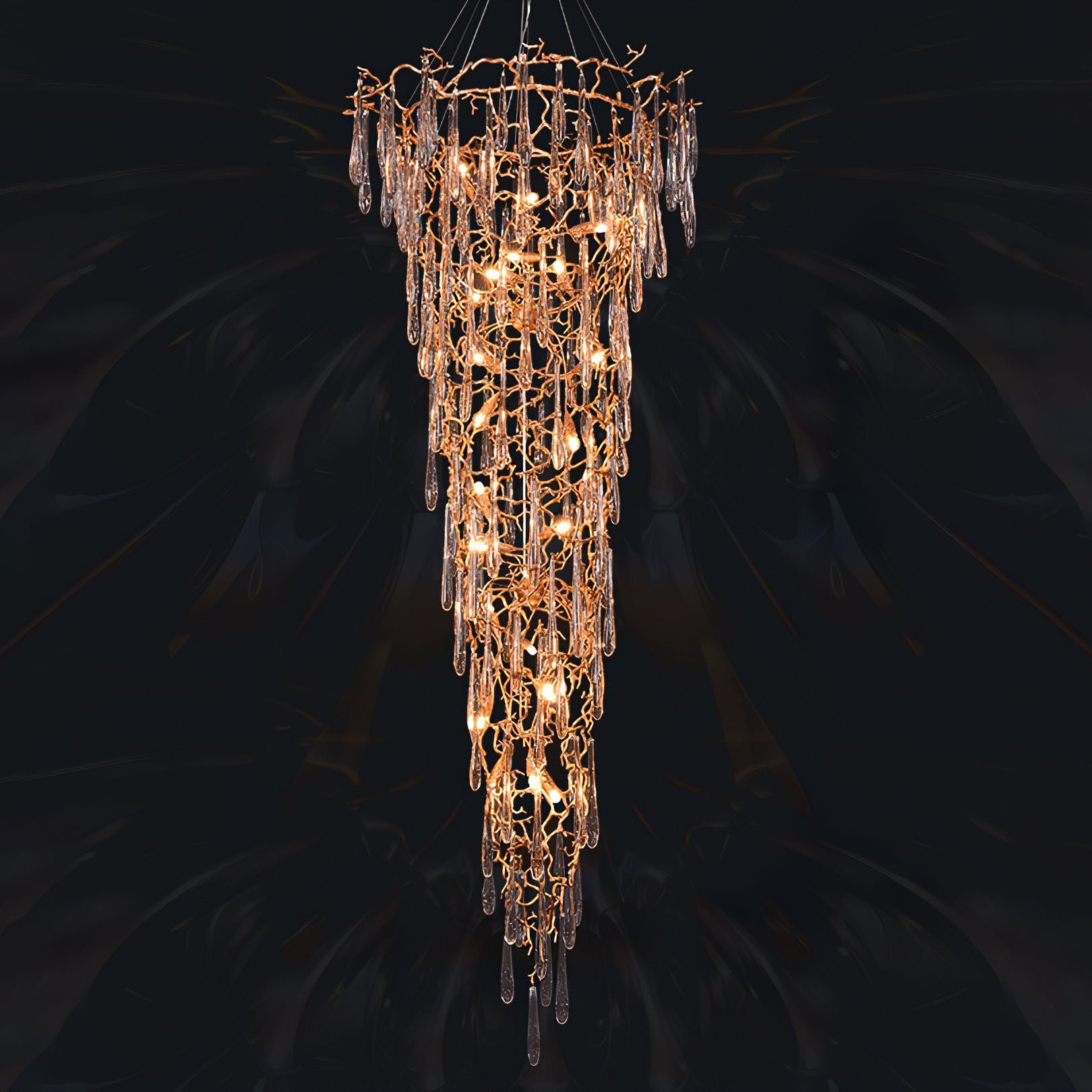 Aqua Parable Chandeliers - Lumpaz