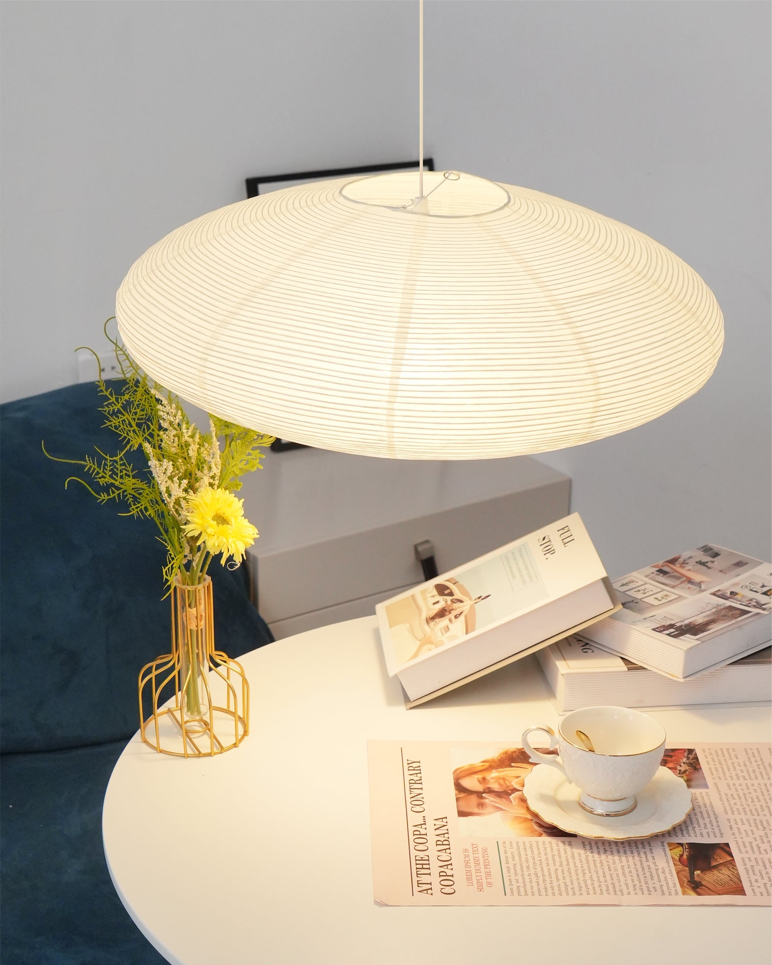 Rice Paper 15A Pendant Light - Lumpaz