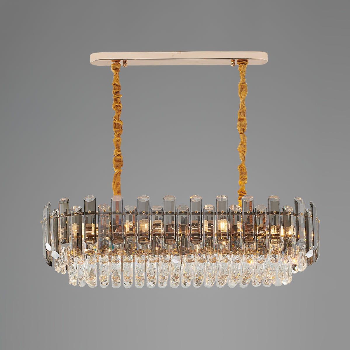 Modern Crystal Tier Chandelier - Lumpaz