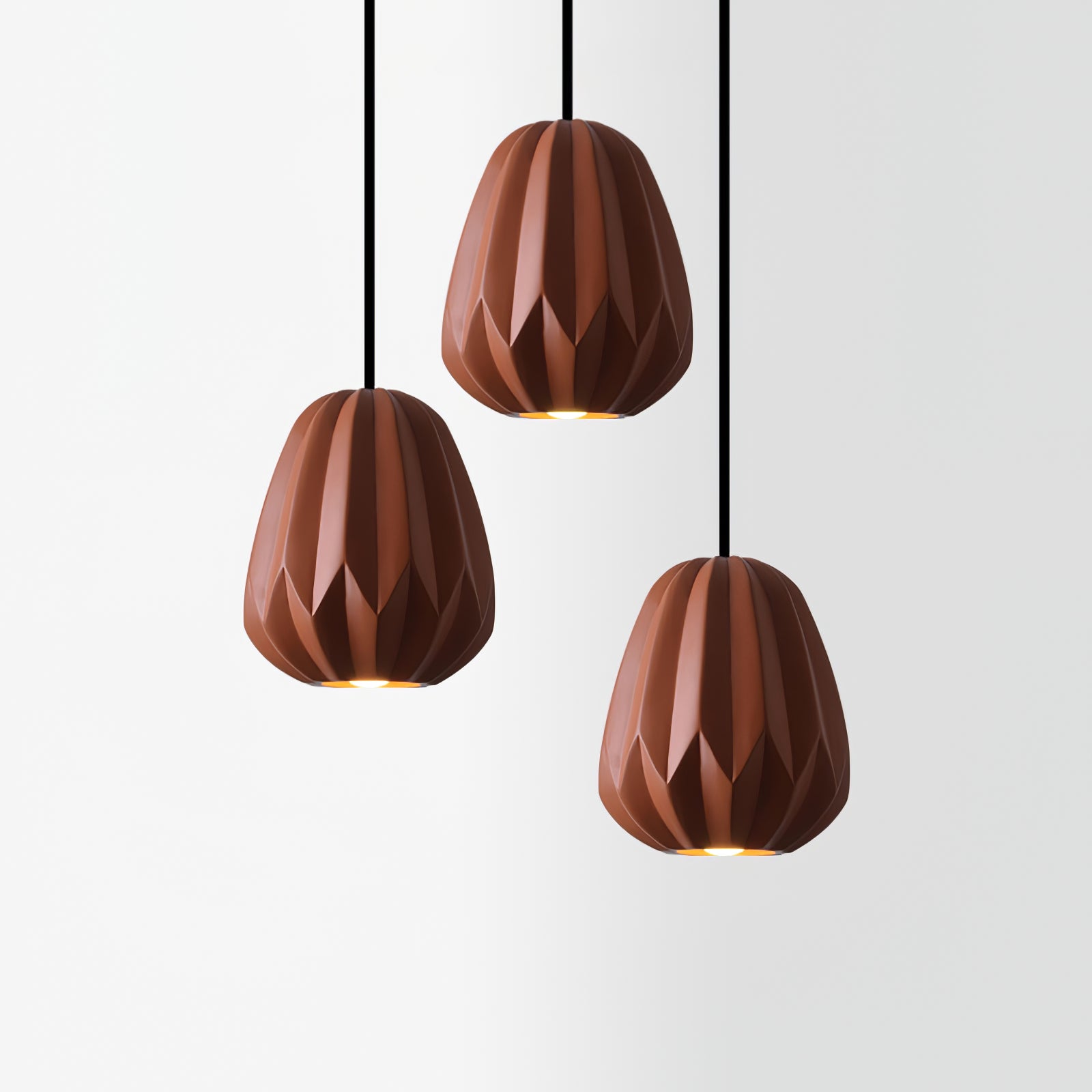 Papaya Resin Pendant Lamp - Lumpaz