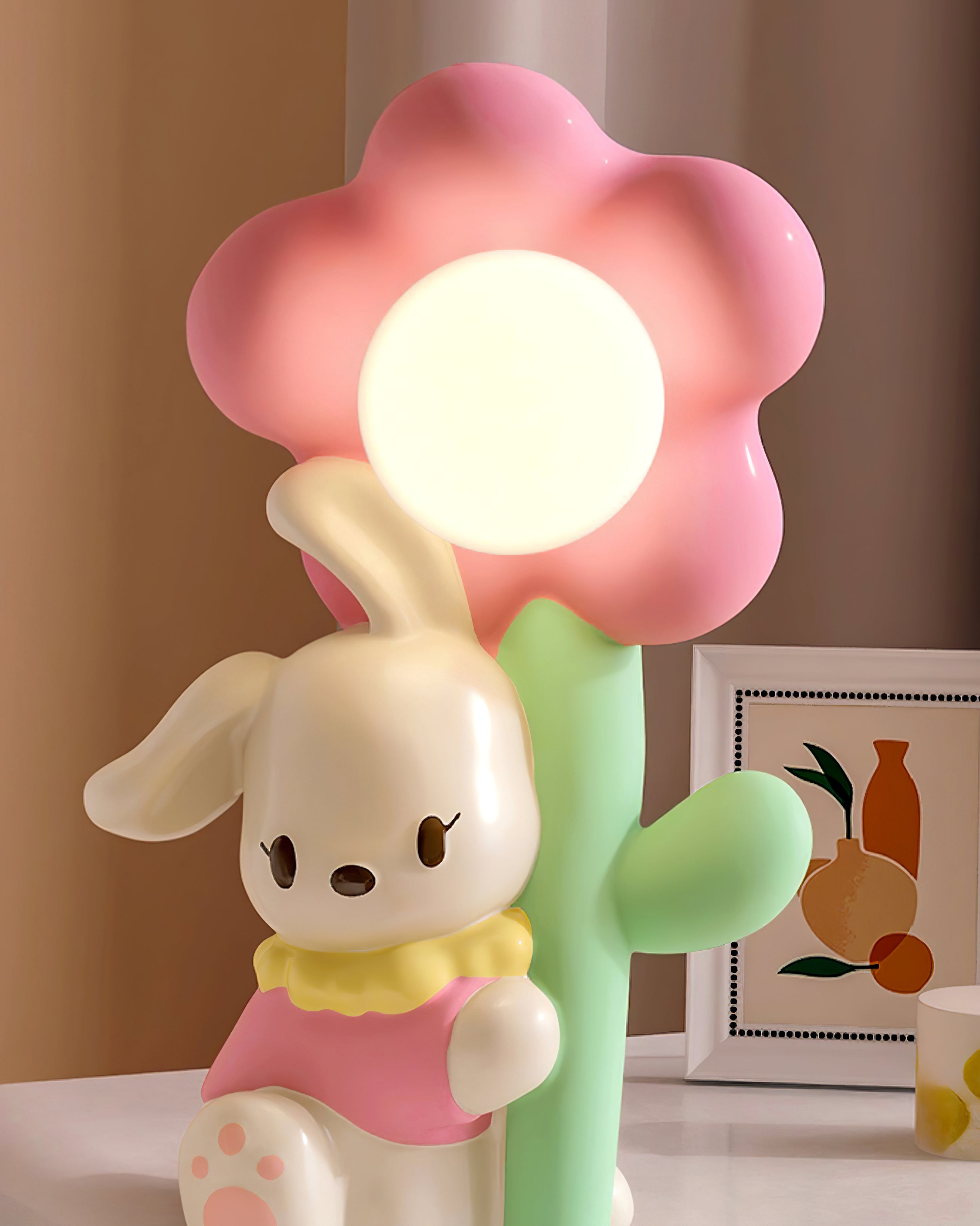 Bunny Flower Table Lamp - Lumpaz