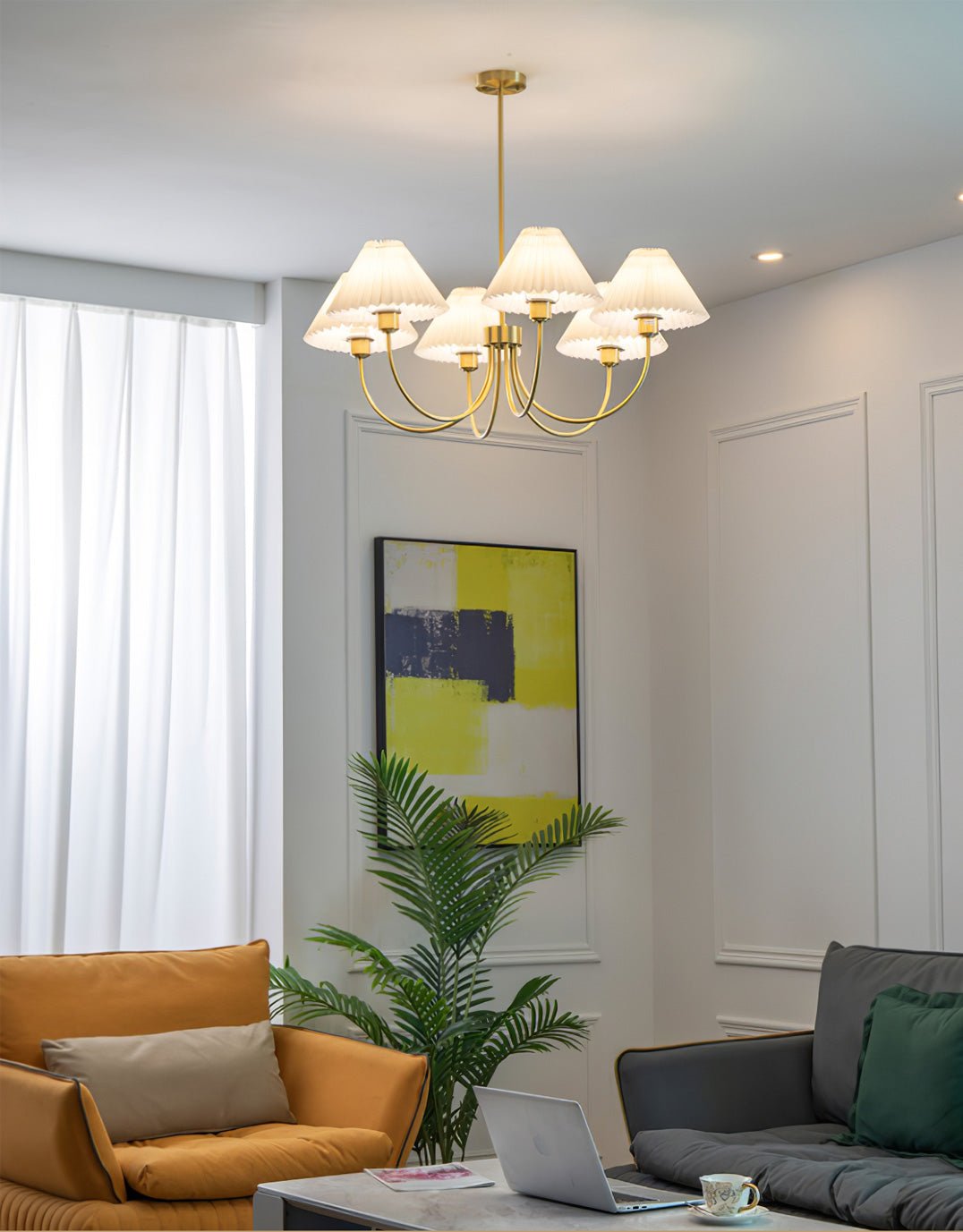 Shaded Chandelier - Lumpaz
