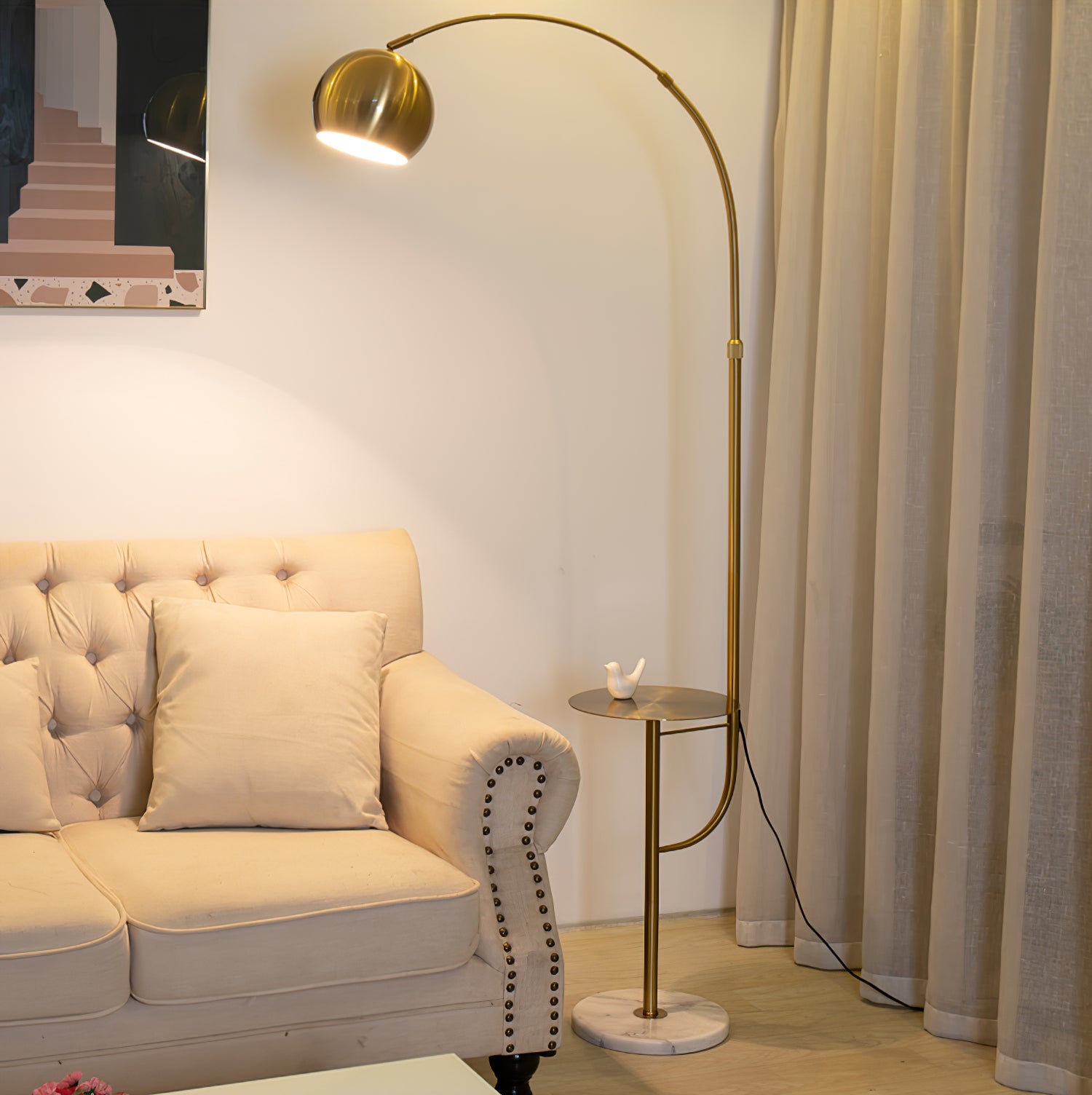 Arc Drawer Floor Lamp - Lumpaz