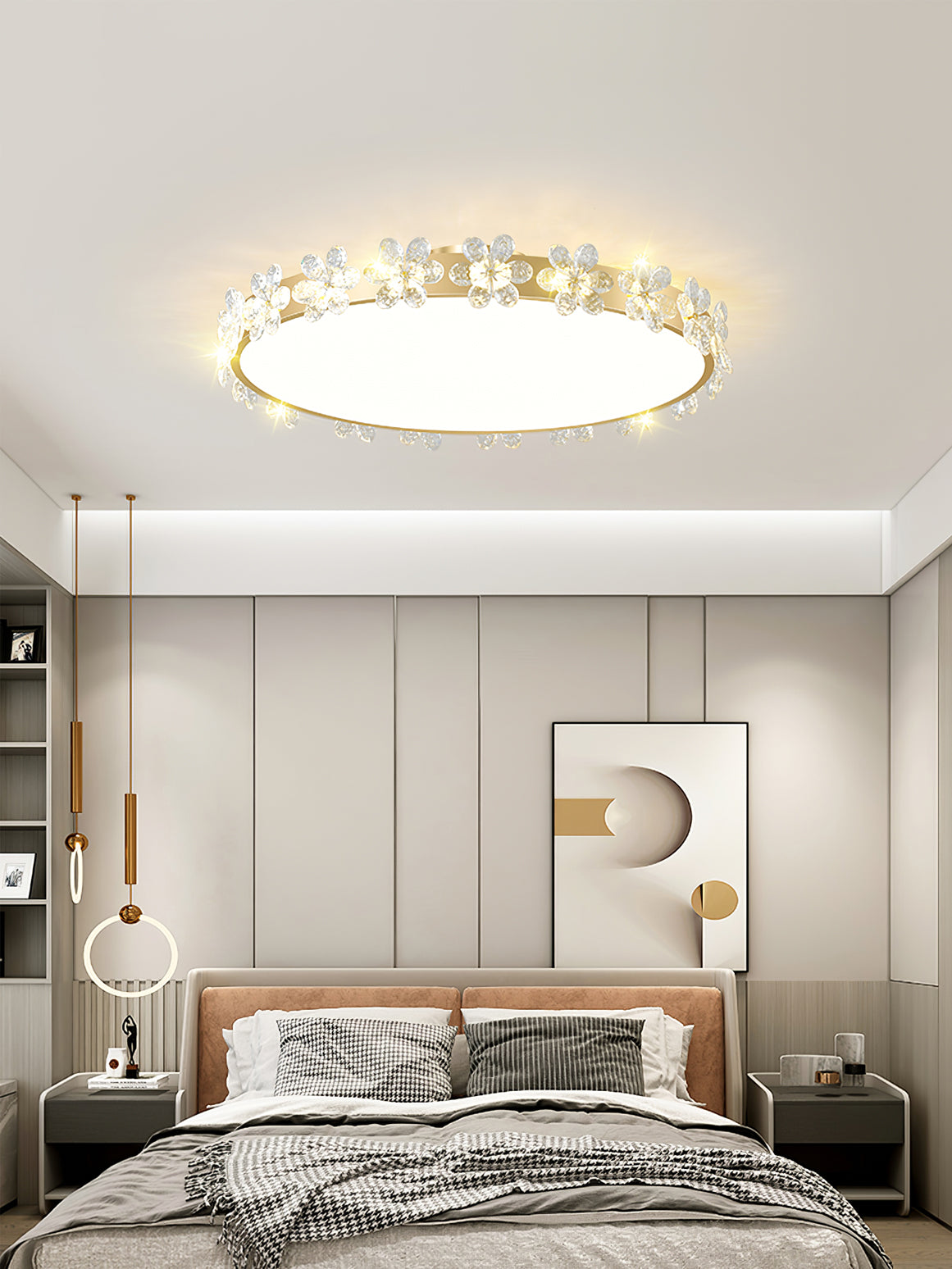 Petal Crystal Ceiling Lamp - Lumpaz