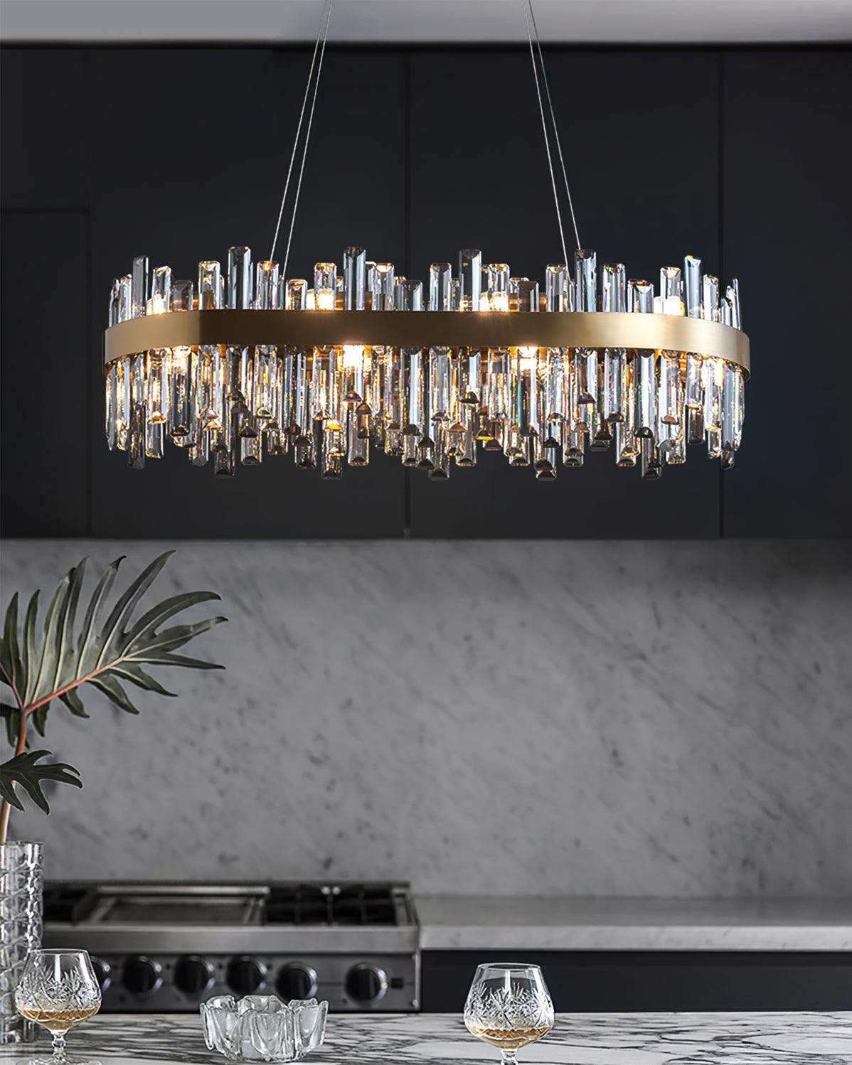 Crystal Statement Chandelier - Lumpaz