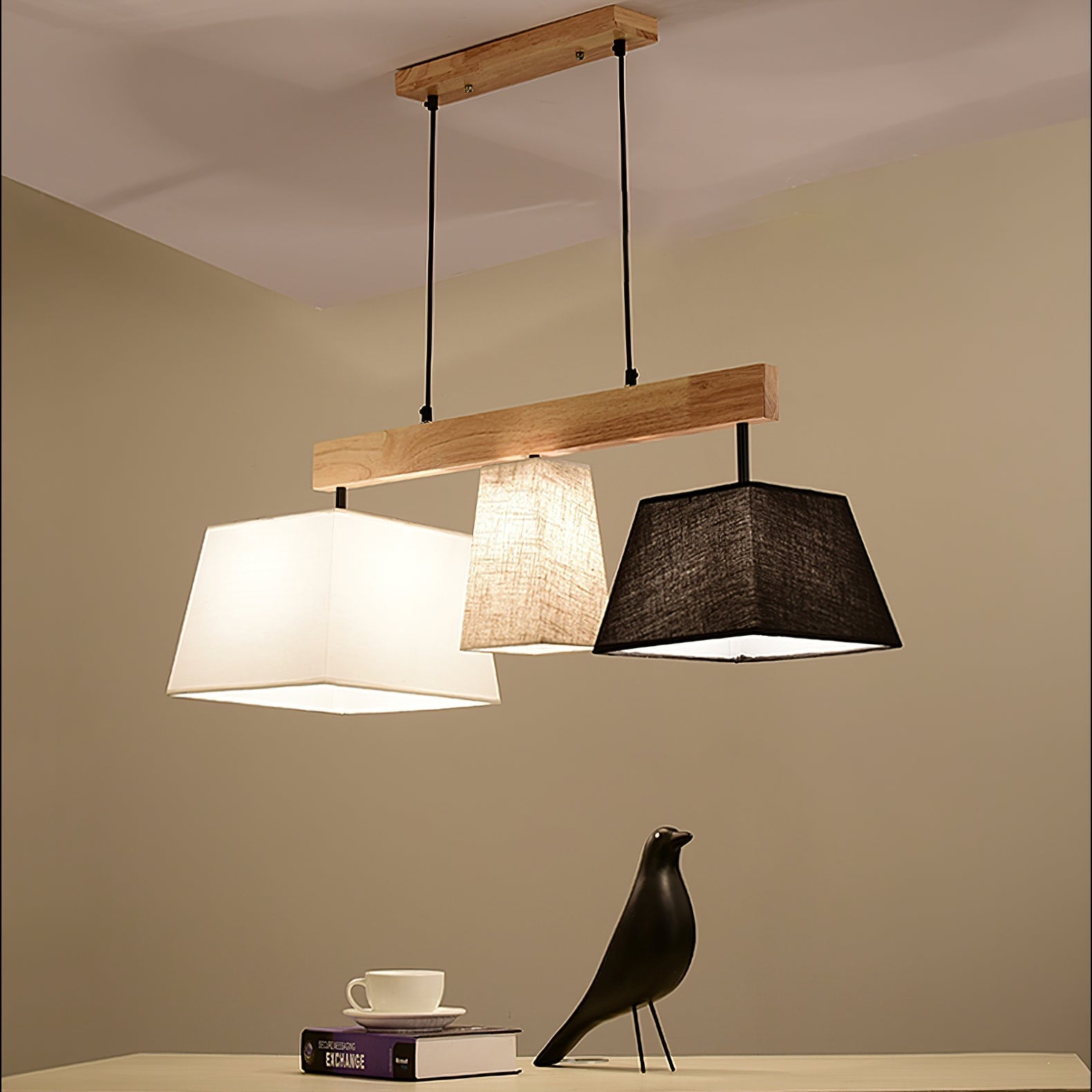 Lindby Wooden Chandelier - Lumpaz