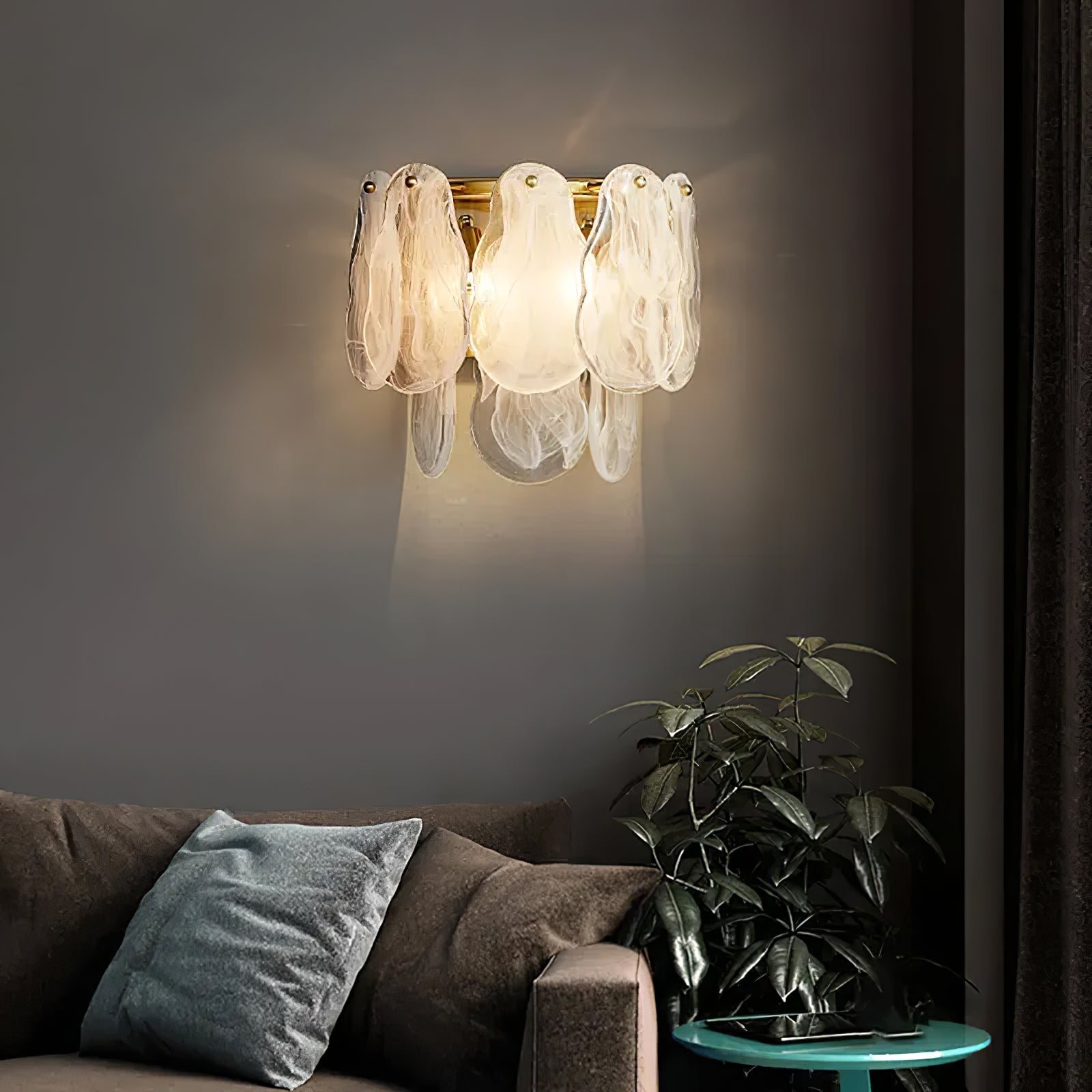 Cloud Glass Wall Lamp - Lumpaz
