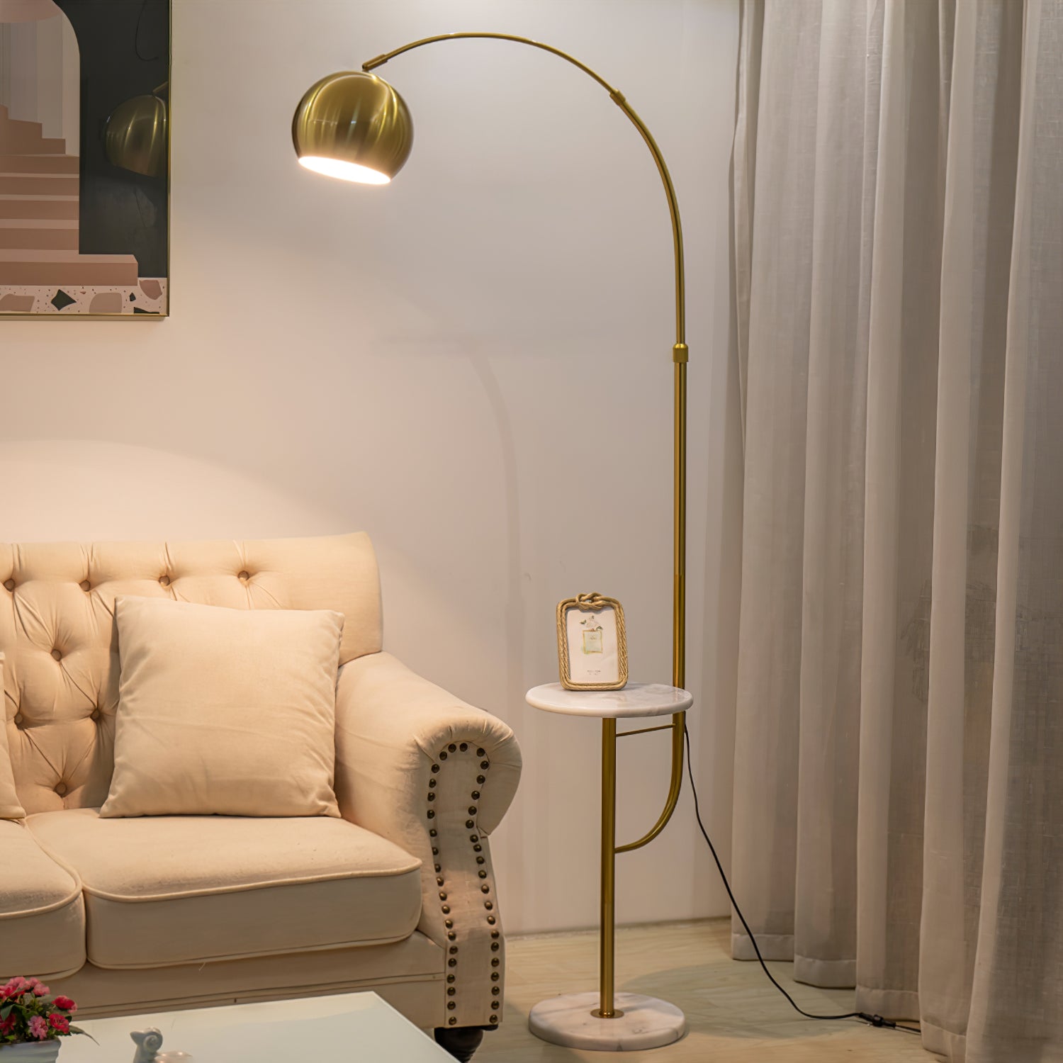 Arc Drawer Floor Lamp - Lumpaz