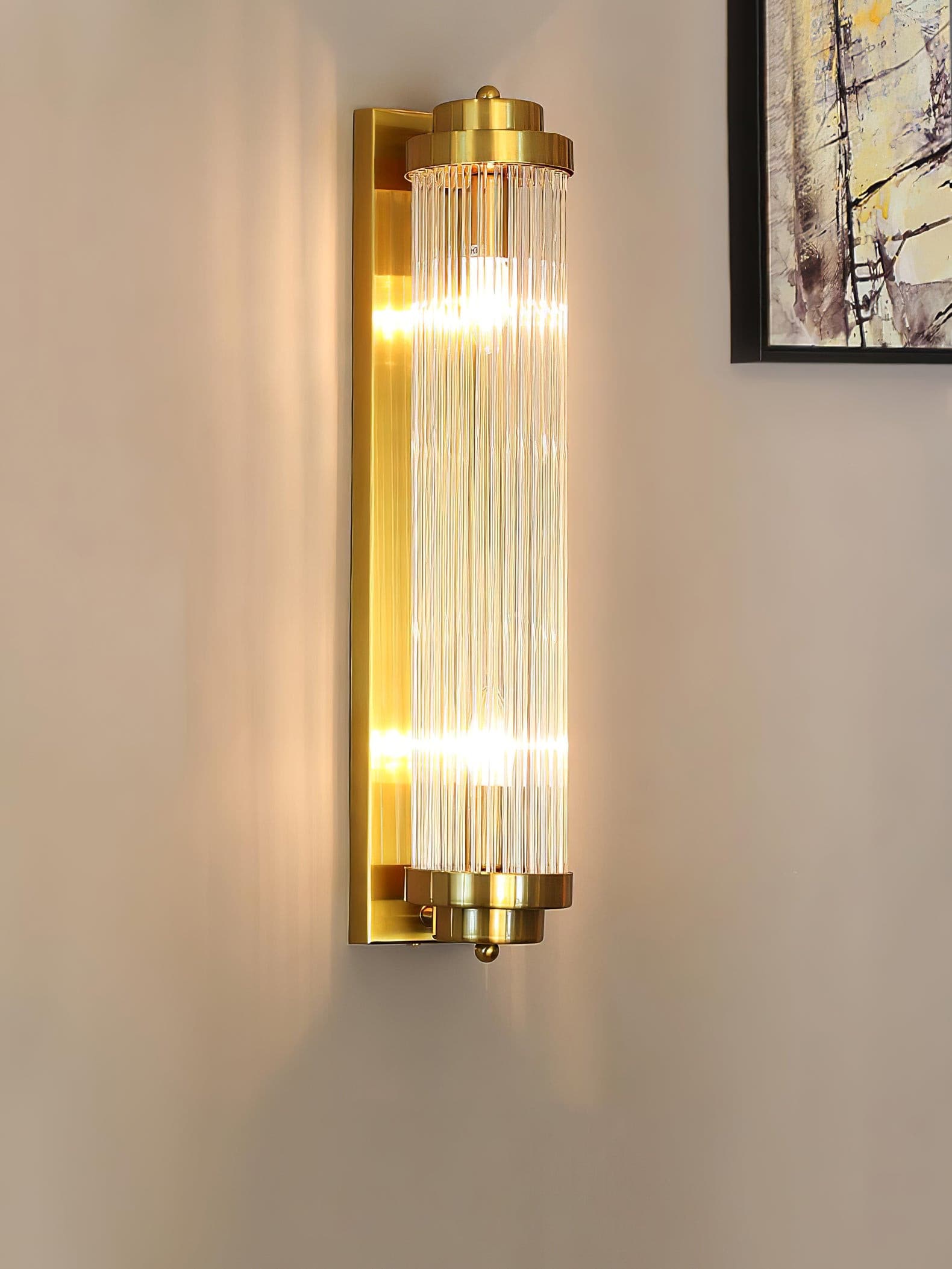 Pillar Offset Wall Lamp - Lumpaz