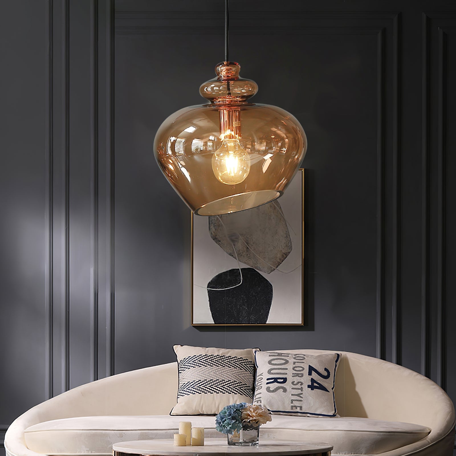 Grace Glass Pendant Lamp - Lumpaz