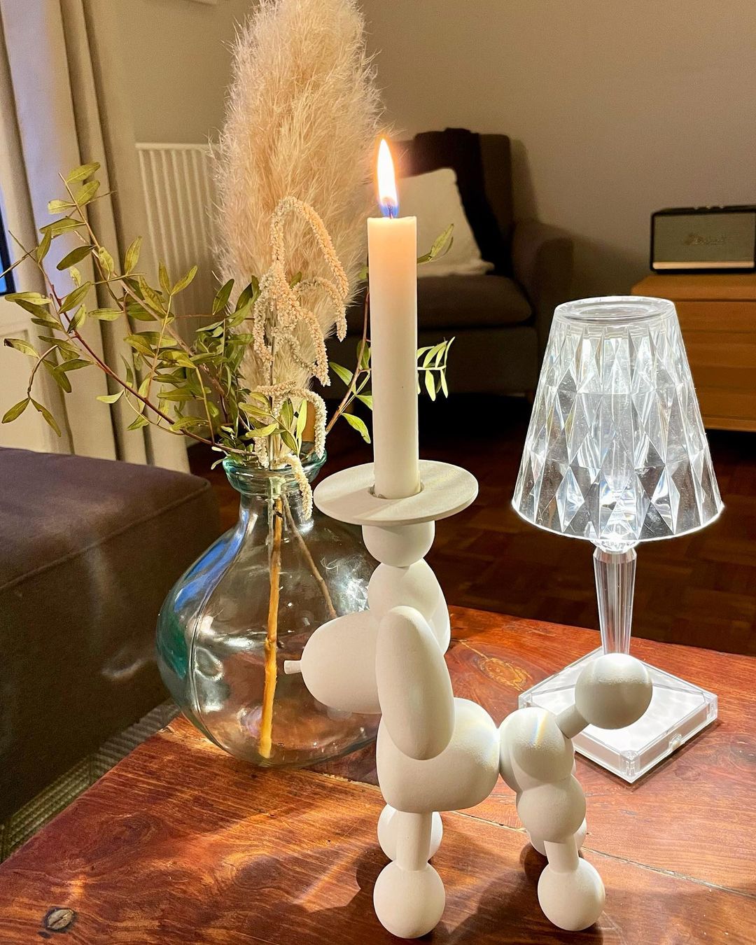 Sparkle Glam Built-in Battery Table Lamp - Lumpaz