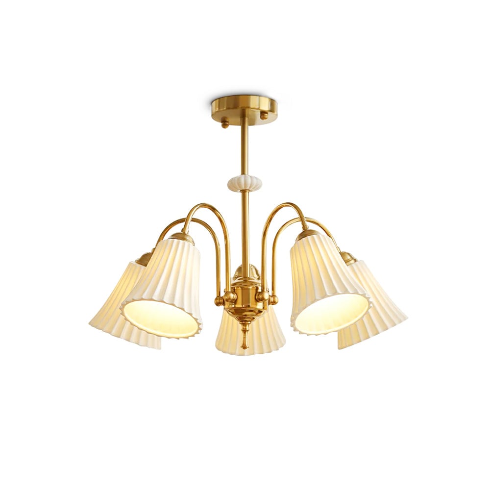 Asea Brass Chandelier - Lumpaz
