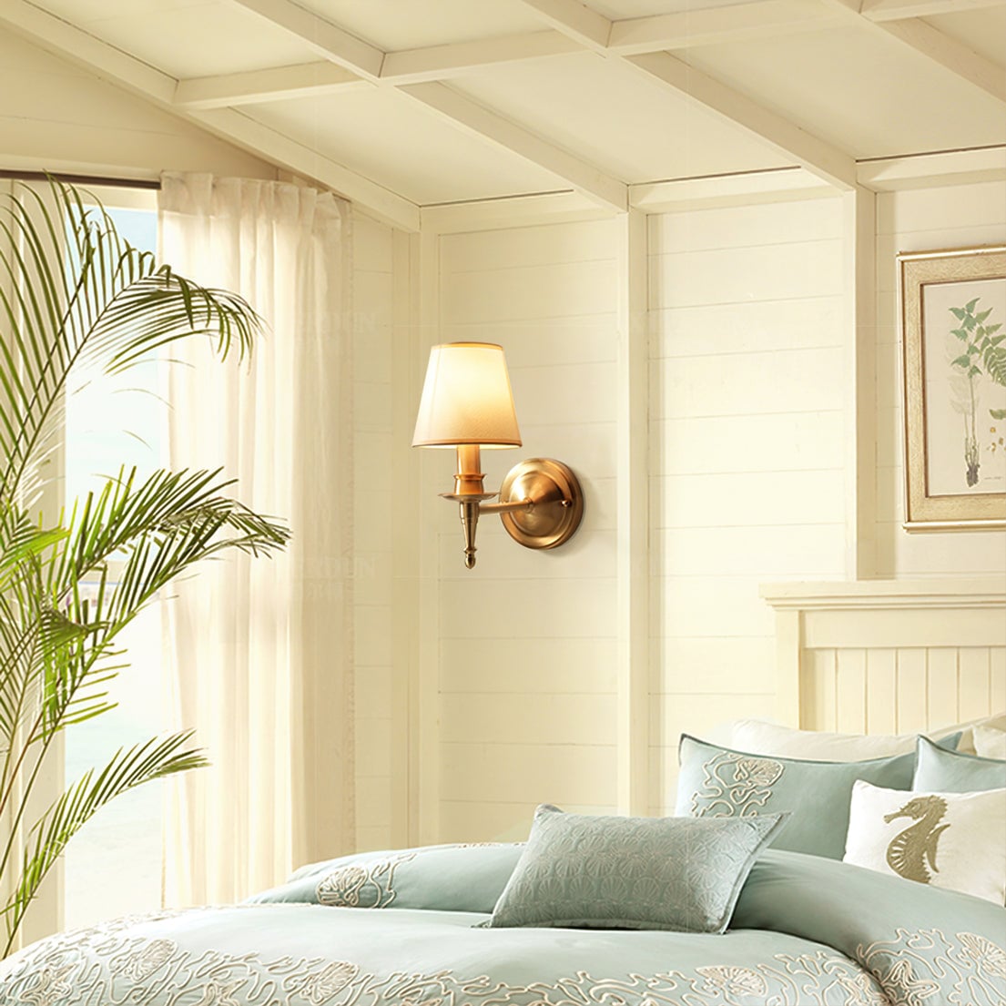 Antique Brass Wall Lamp - Lumpaz