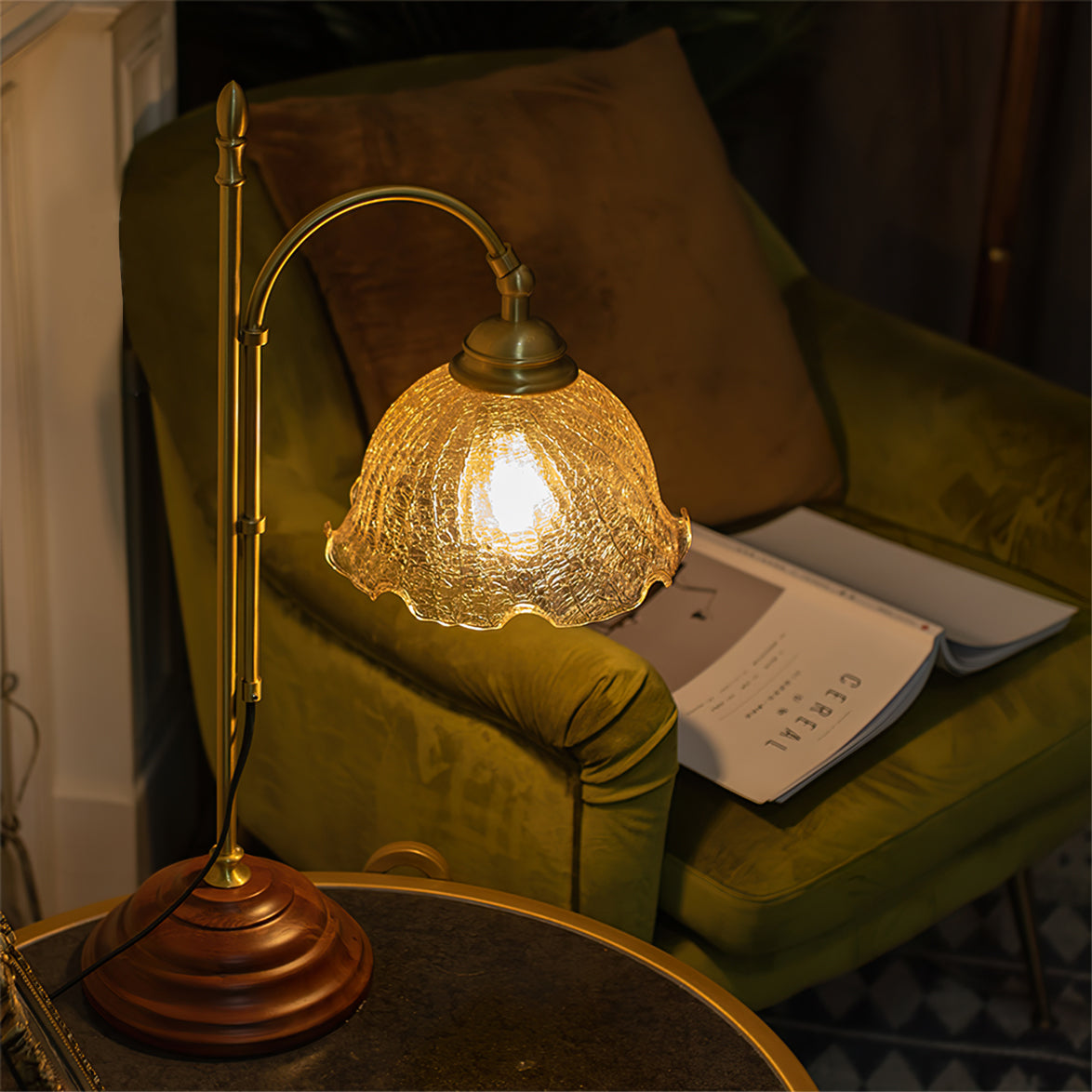 Vintage Textured Table Lamp - Lumpaz