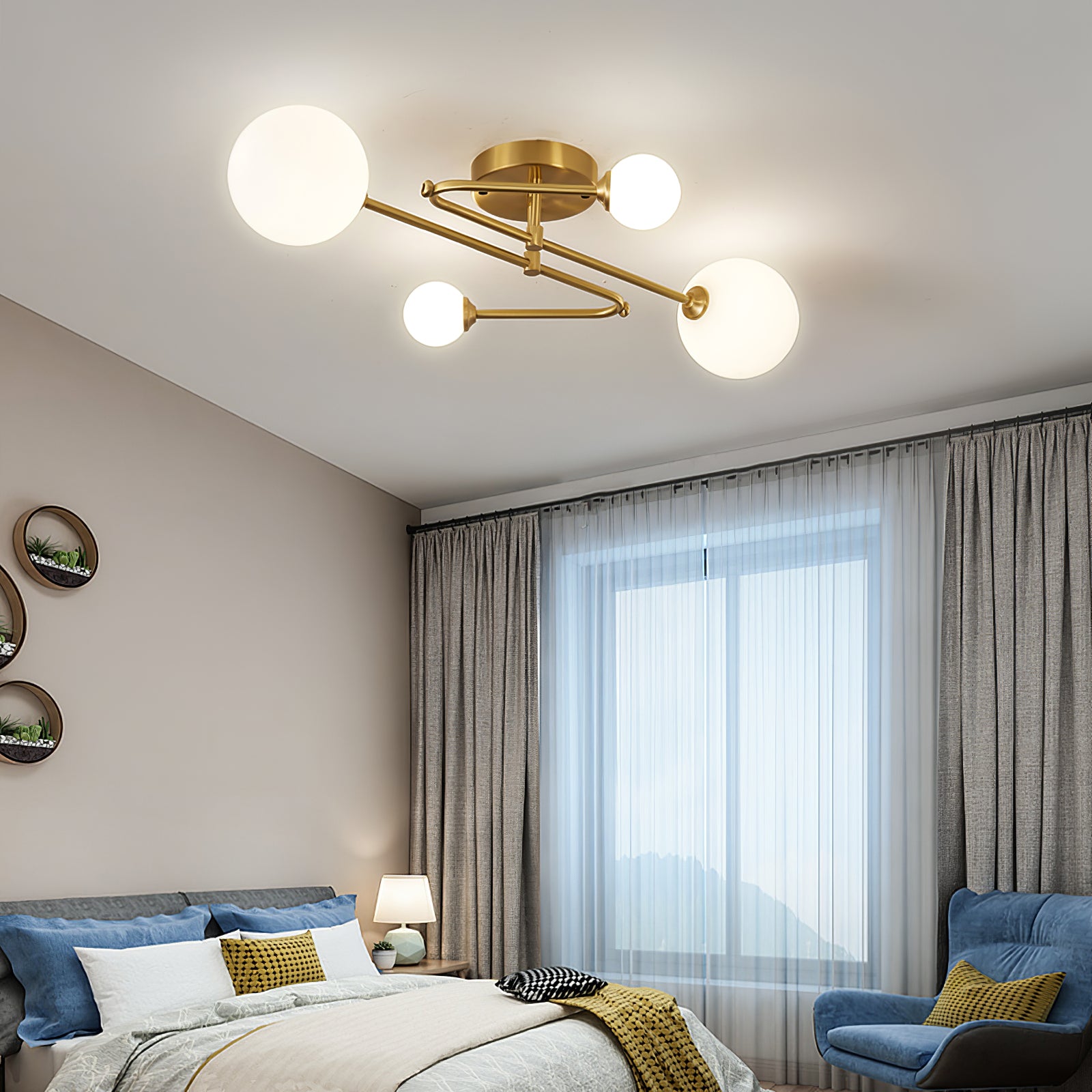 Sputnik Ceiling Lamp - Lumpaz