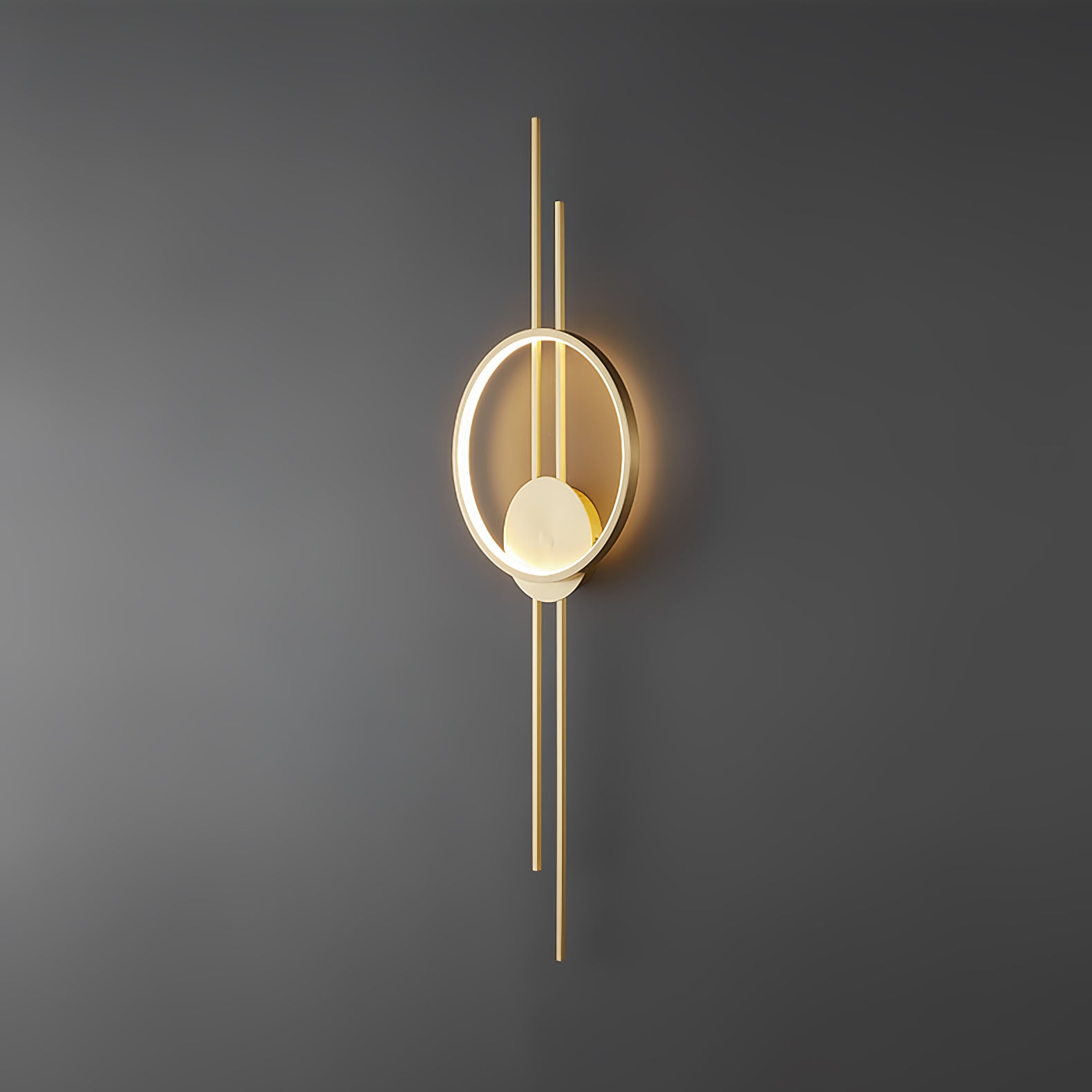 Circle And Line Wall Lamp - Lumpaz