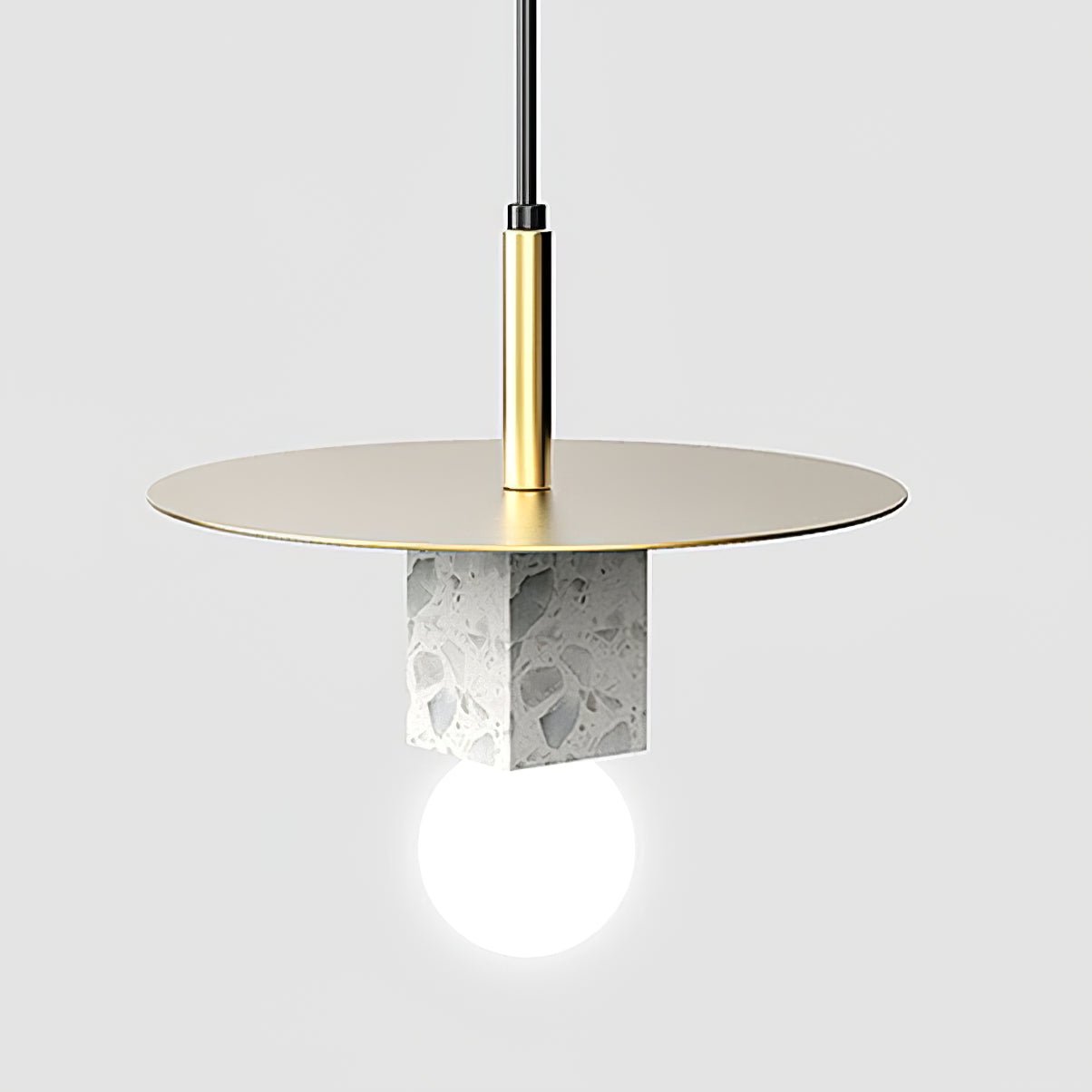 Stone Square Pendant Lamp - Lumpaz