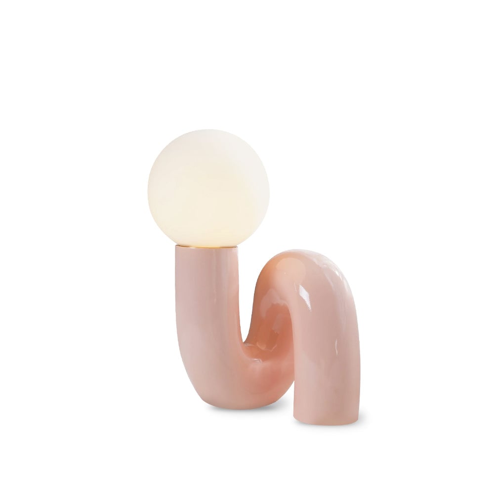 Spiral Glass Table Lamp - Lumpaz