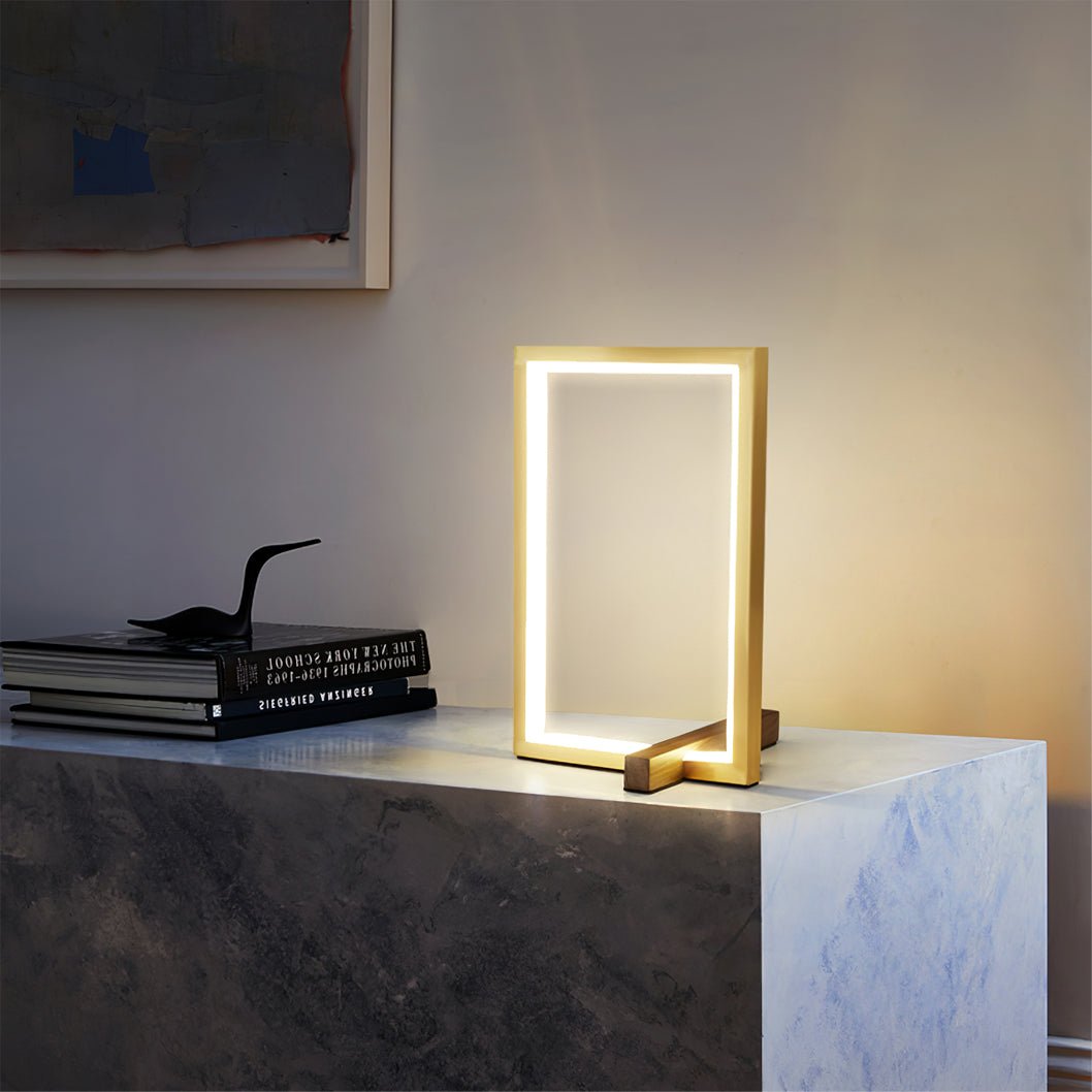Mire Wood Table Lamp - Lumpaz
