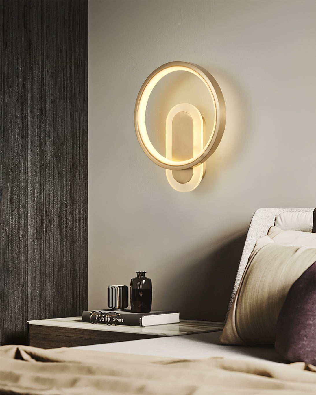 Round Brass Wall Lamp - Lumpaz