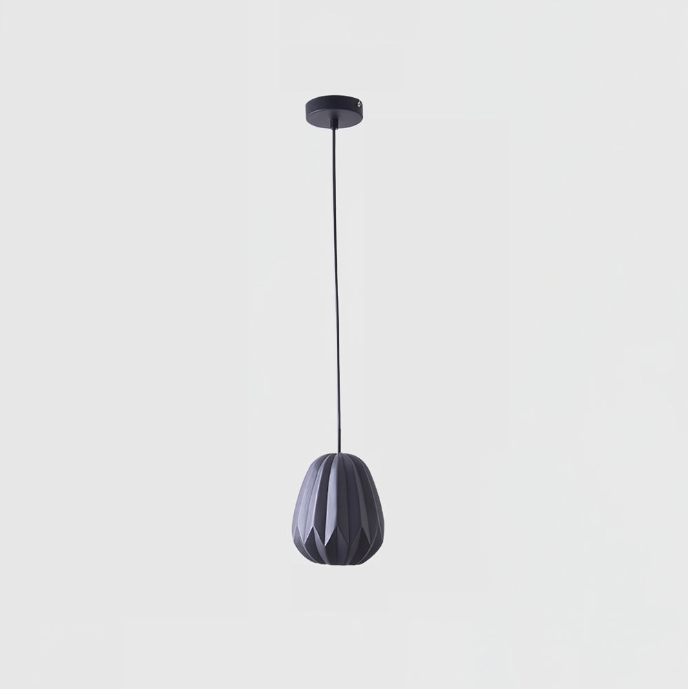 Papaya Resin Pendant Lamp - Lumpaz