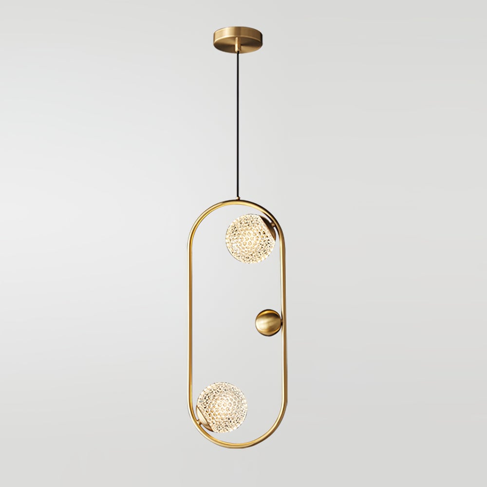 Jupiter Brass Pendant Lamp - Lumpaz