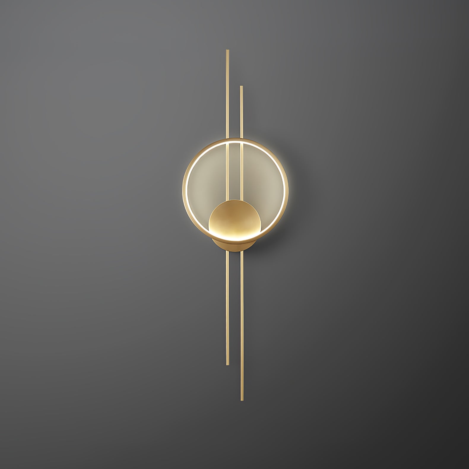 Circle And Line Wall Lamp - Lumpaz