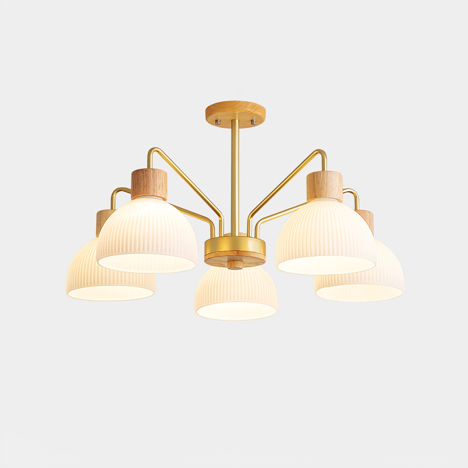 Ribbed Chandelier - Lumpaz