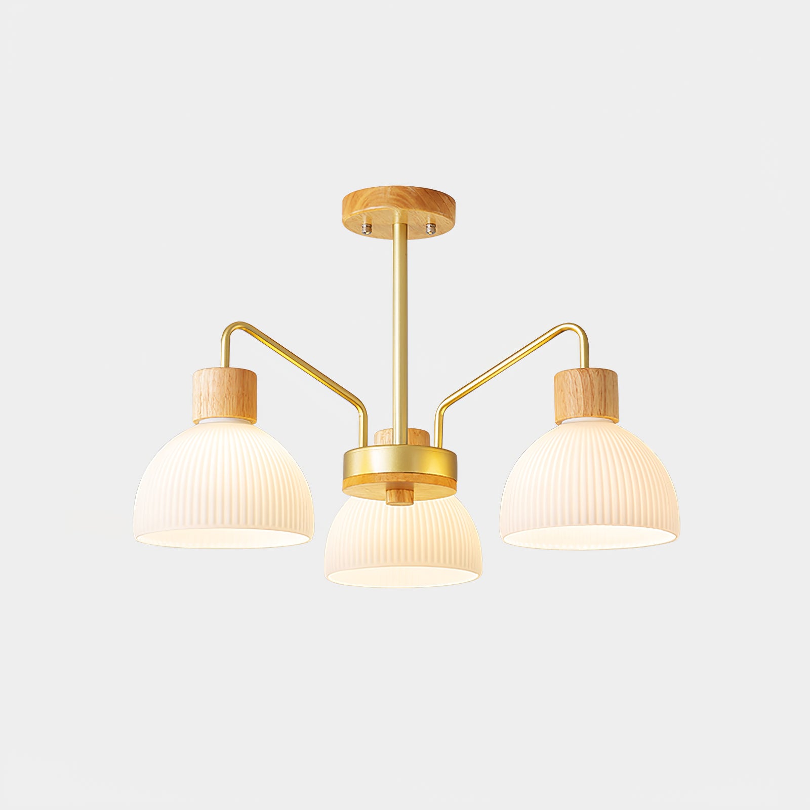 Ribbed Chandelier - Lumpaz