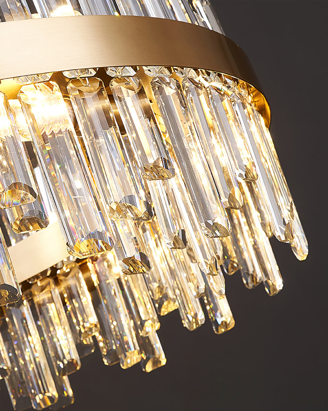Crystal Statement Chandelier - Lumpaz
