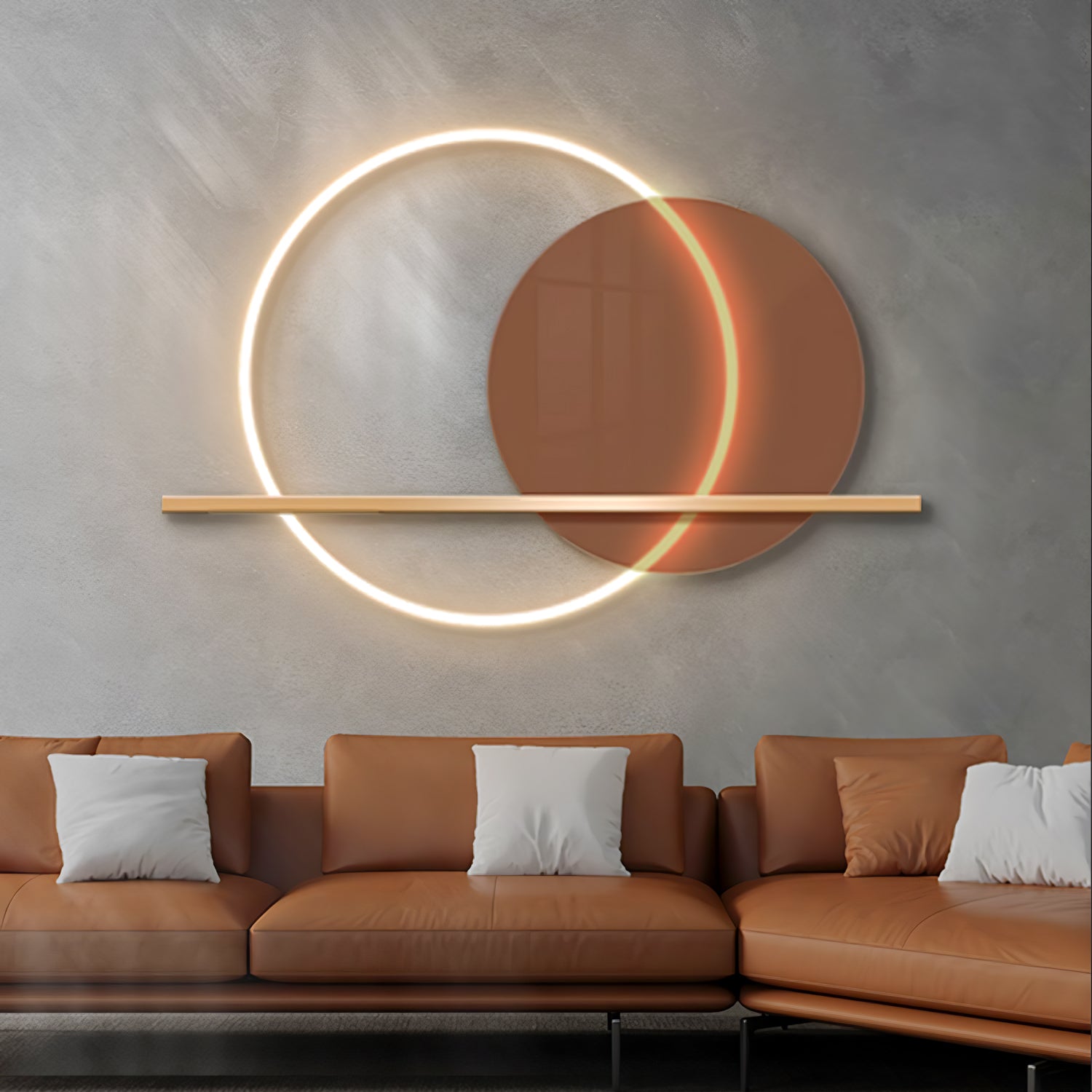 Round Cut Wall Lamp - Lumpaz