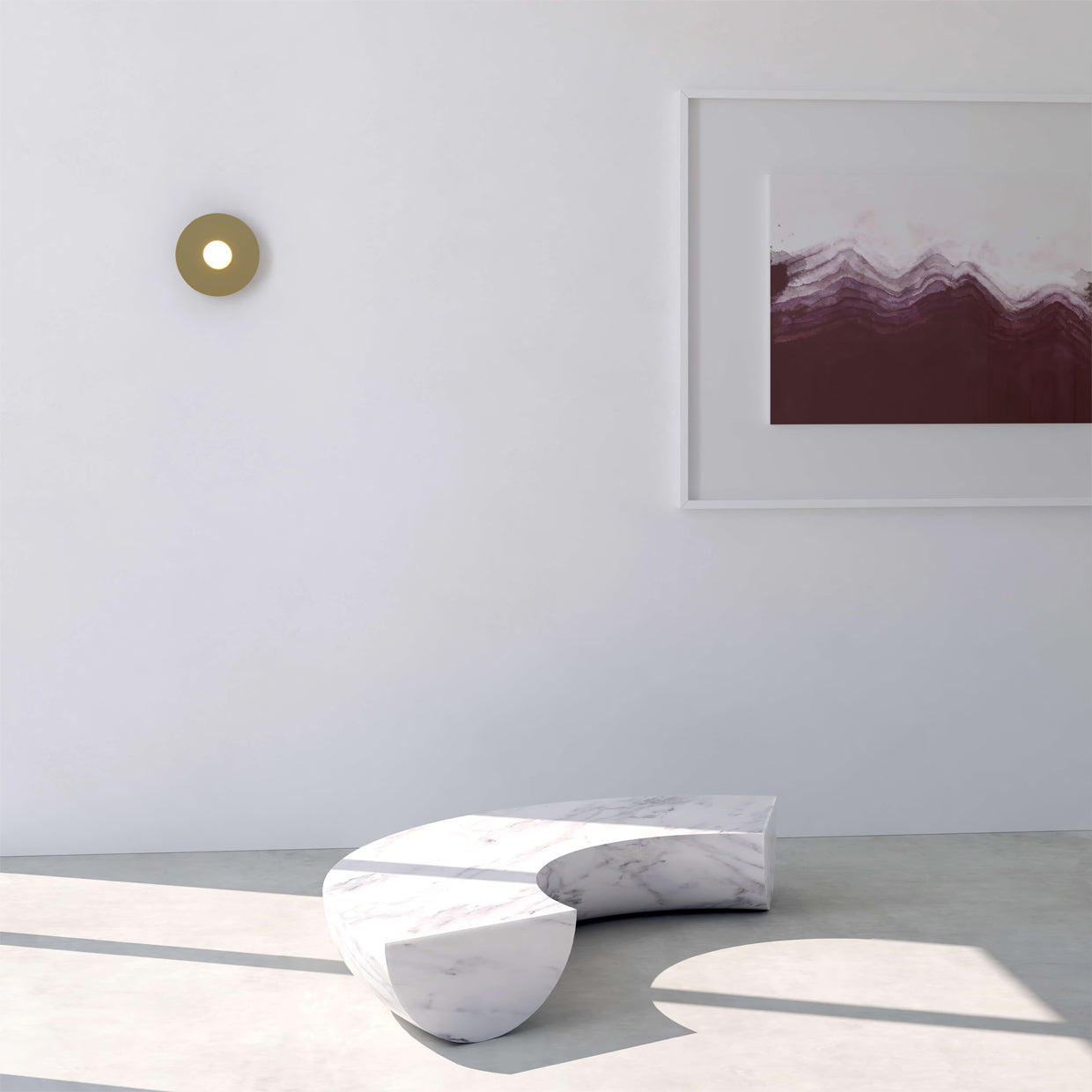 Disc And Sphere Wall Lamp - Lumpaz
